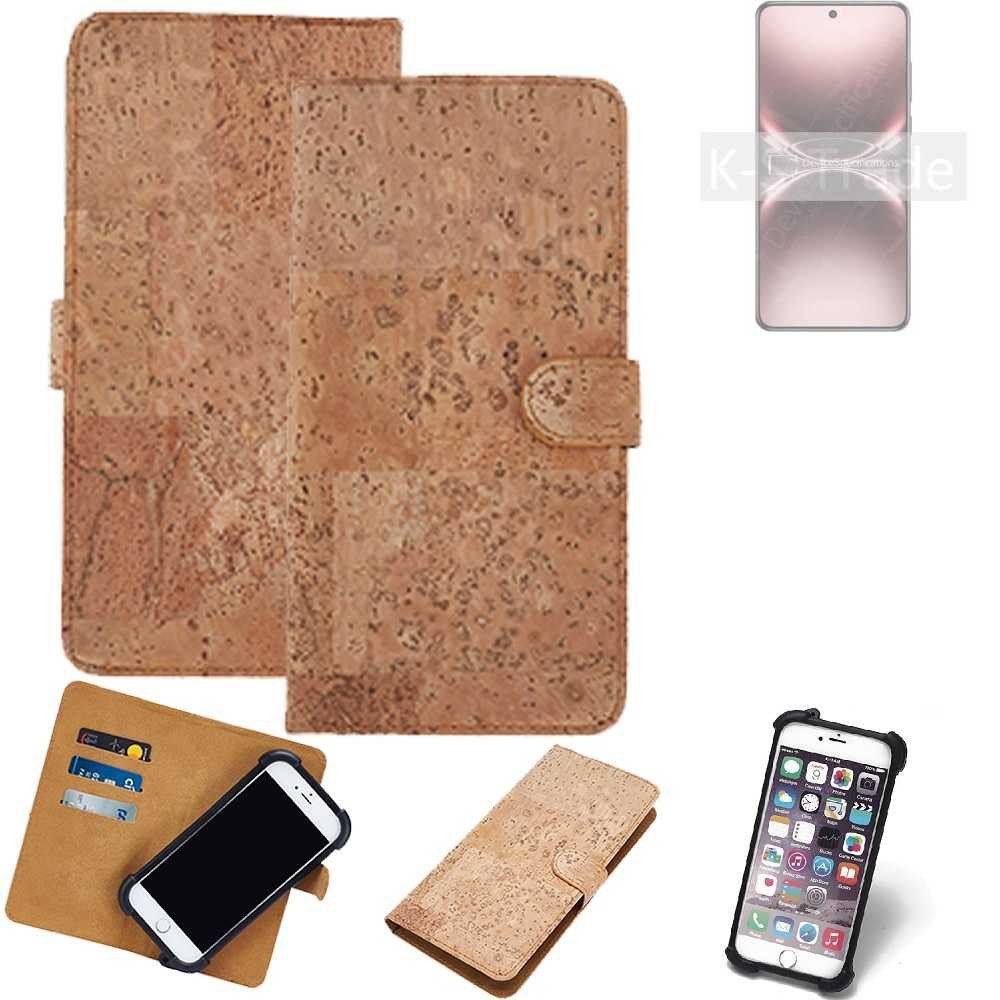 K-S-Trade Handyhülle für Vivo X200 Ultra, Hülle - Kork Handyhülle Cover - Schutzhülle TPU Case Bumper in