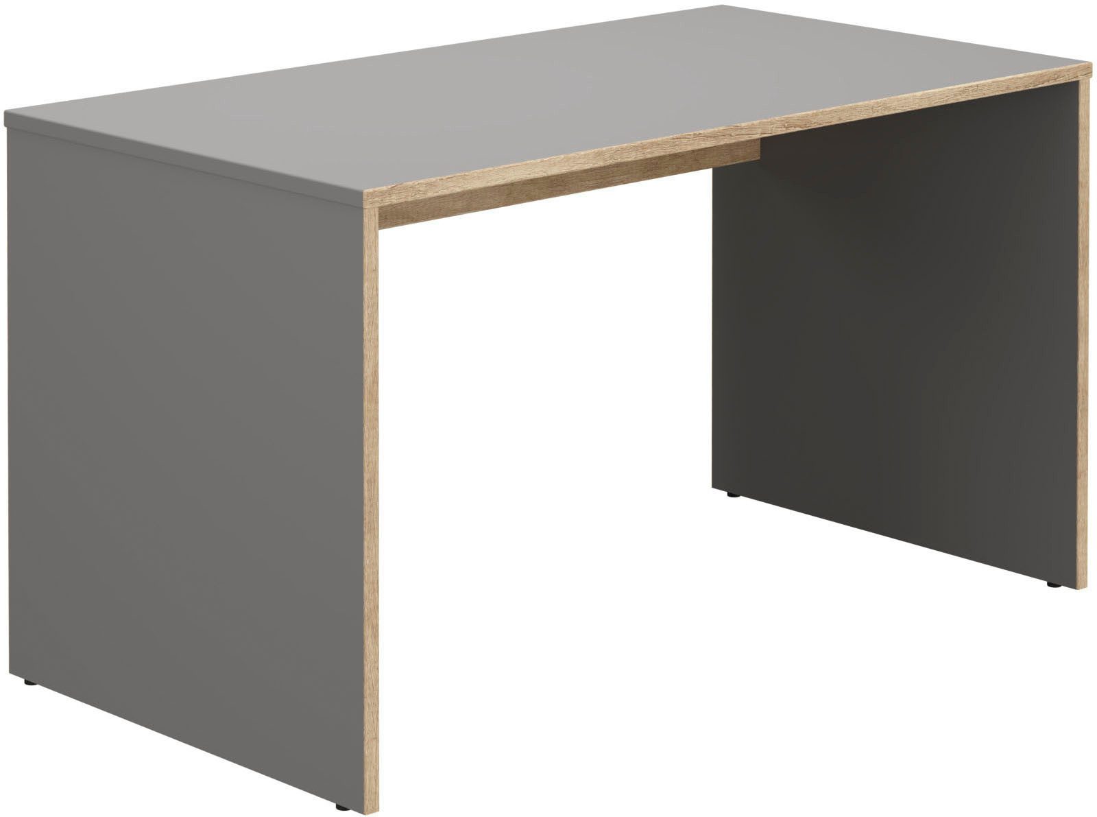 PAIDI Kinderschreibtisch STIENE in Beige oder Grau, 130x70 cm (B/H/T ca. 130/73/70cm), stabiler und langlebiger Schreibtisch, kratzfest, leicht zu reinigen
