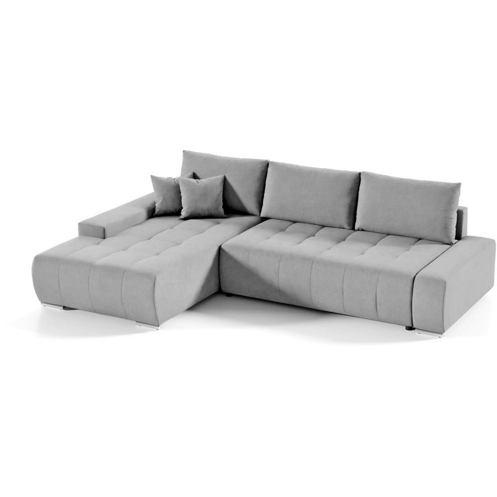 Beautysofa Ecksofa Draco L mit Schlaffunktion, in pflegeleichten Stoffen, B günstig online kaufen
