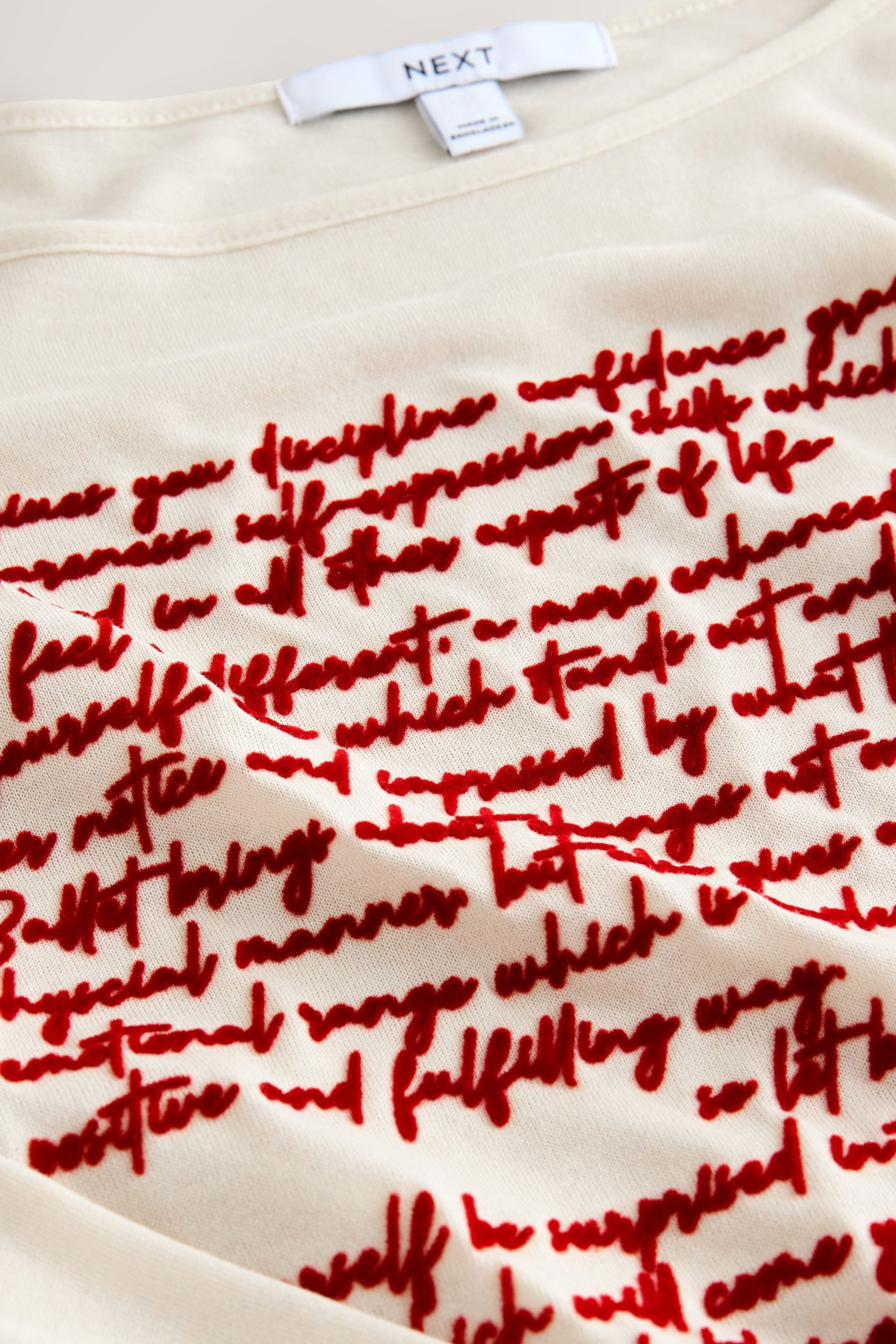 Next Langarmshirt Langarmshirt mit Grafikprint (1-tlg)