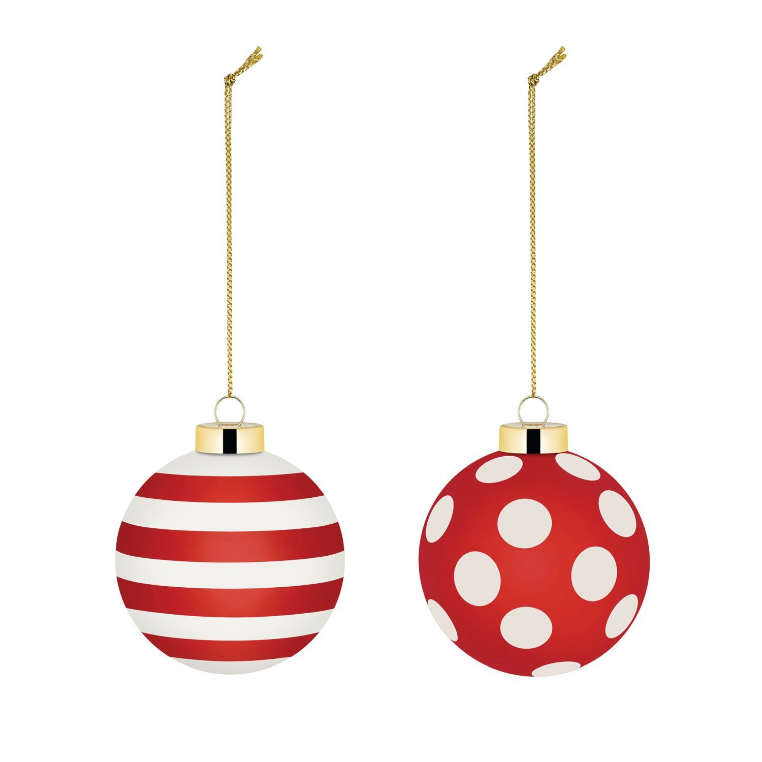 Alessi Christbaumschmuck Delight Weihnachtskugel-Set 2-teilig Nr.2 günstig online kaufen