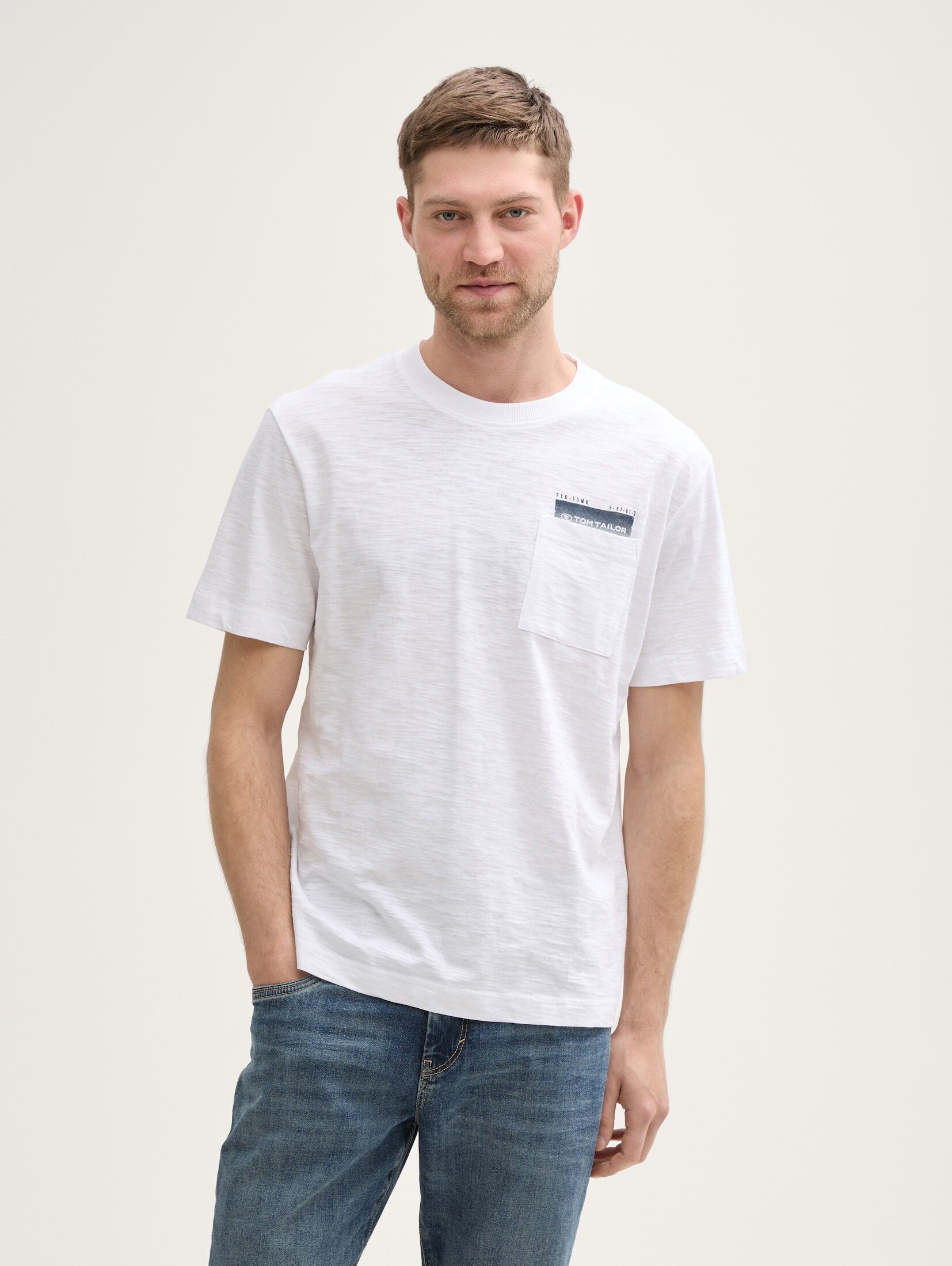 TOM TAILOR T-Shirt T-Shirt mit Brusttasche günstig online kaufen