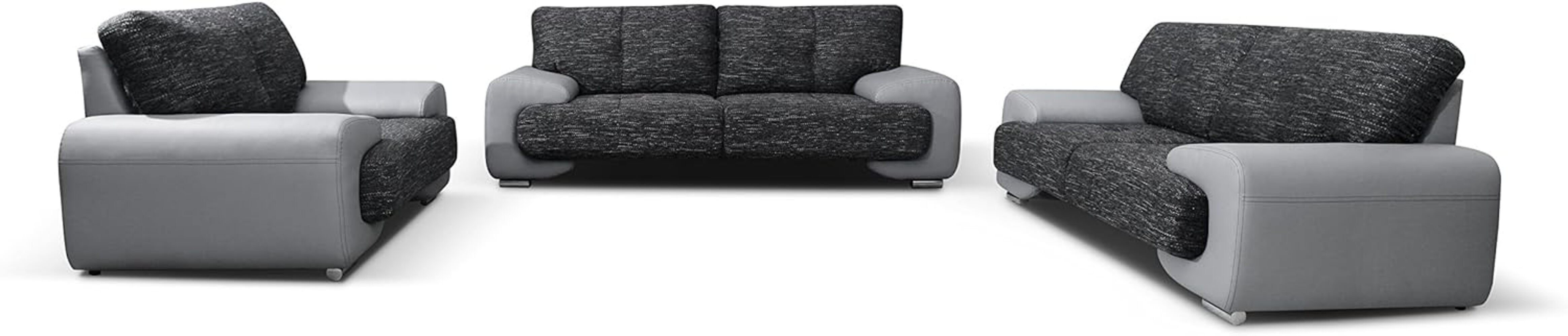 MOEBLO Polstergarnitur LORENTO 3+2+1, (Polstermöbel-Set Ohrensofa 3 Sitzer, 2 Sitzer und Sessel, Wohnlandschaft Sofa Couch Garnitur)