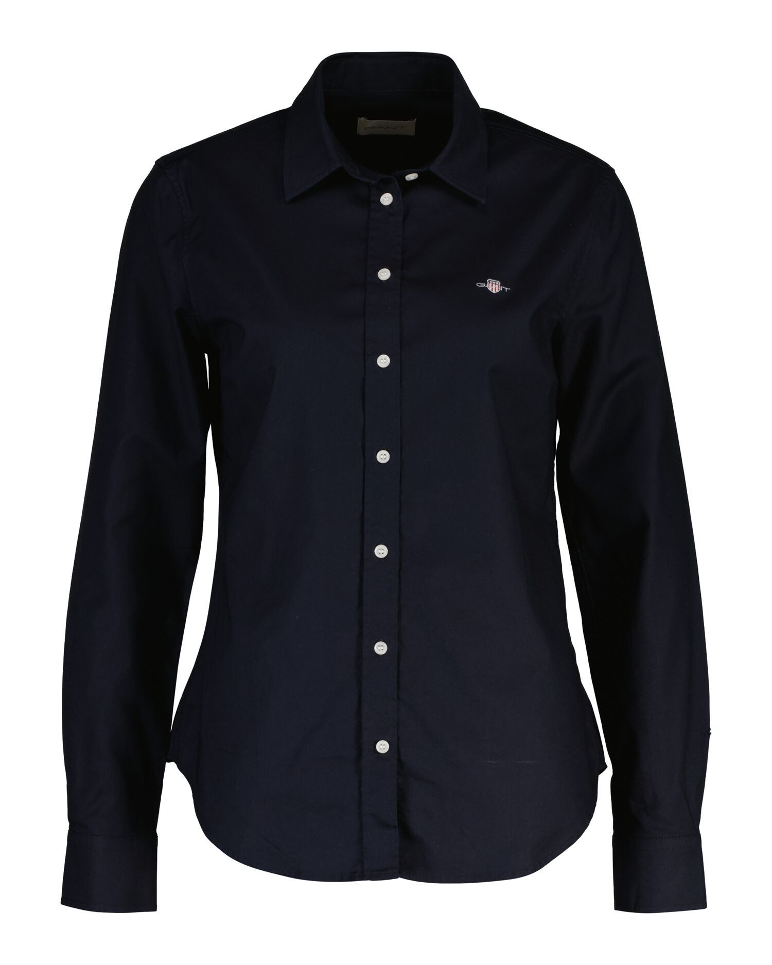 Langarmbluse New Slim Stretch Oxford Blouse