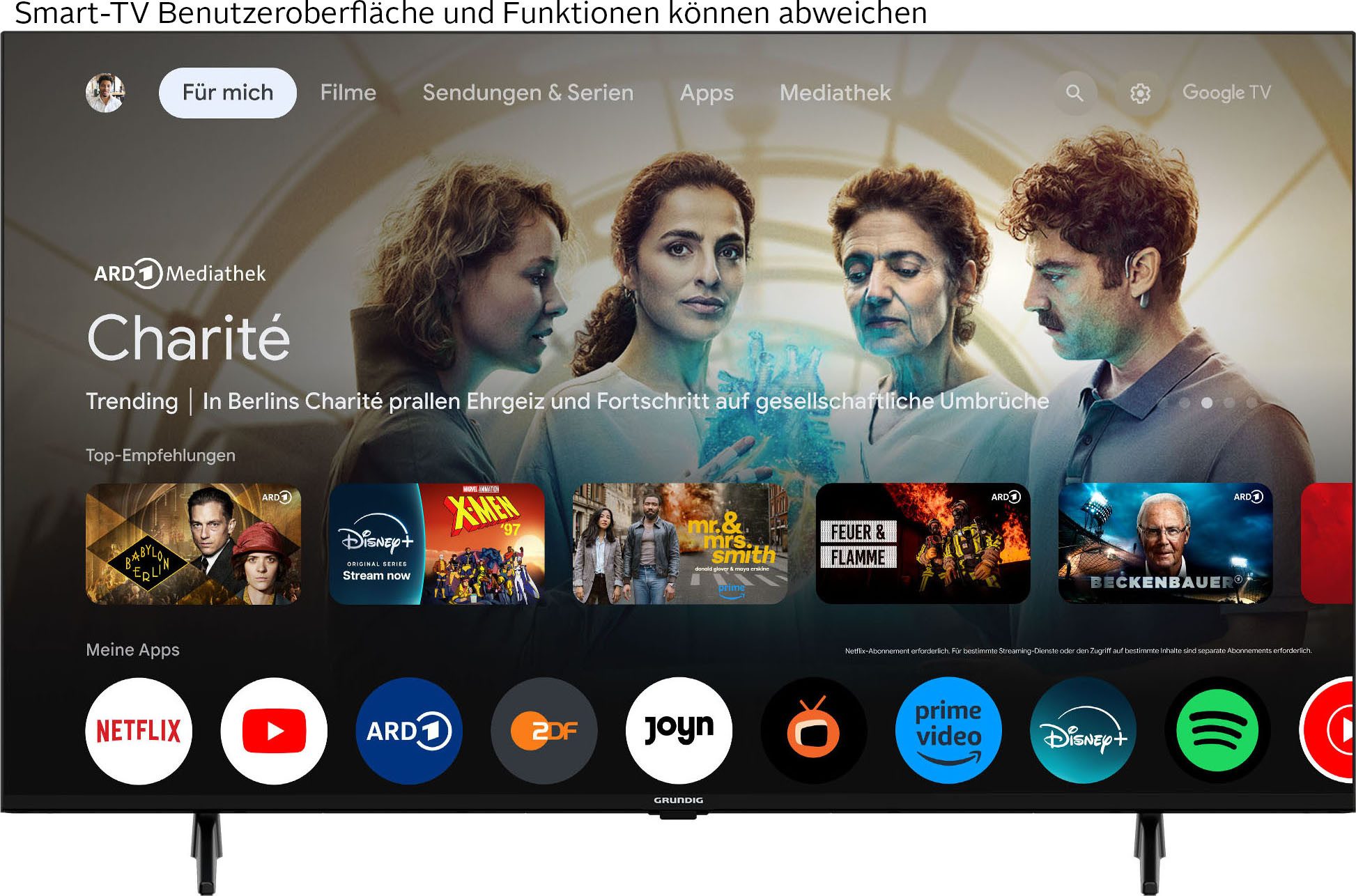 Grundig 50 VOE 74 EL4T00 LED-Fernseher s...