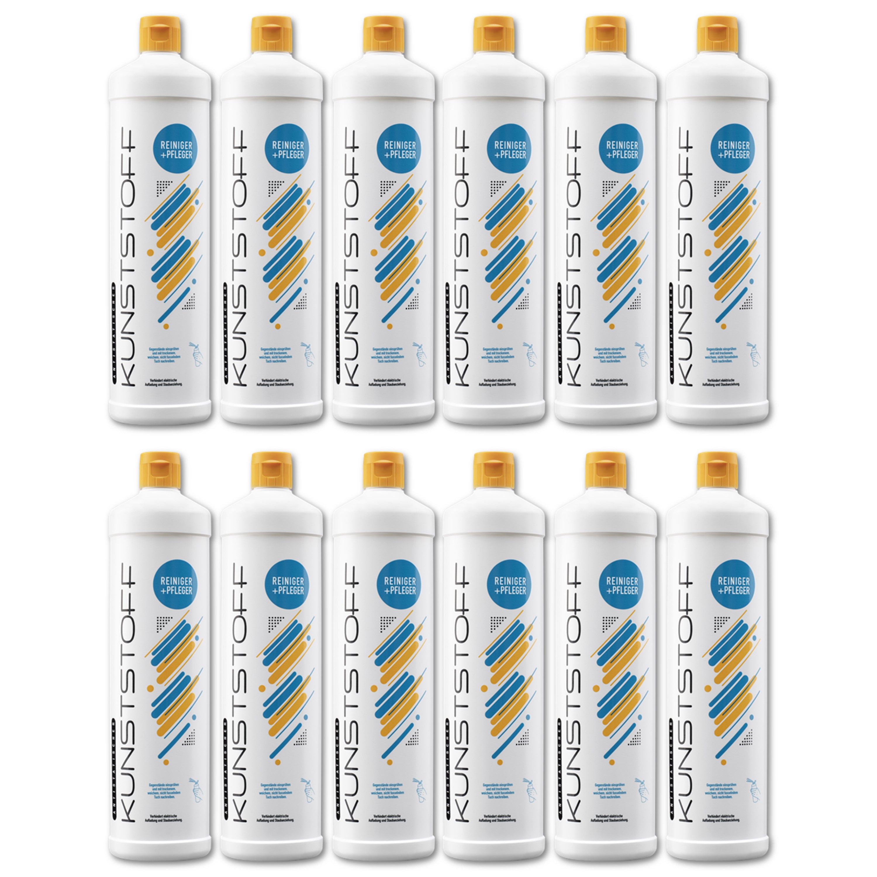 Burnus Burnus Antistatischer Kunststoff Reiniger und Pfleger 500ml AKU Kunststoffreiniger (12-St. 500ml Flasche(n) mit Sprühfunktion antistatisch, reduziert Staubanziehung, Trocknet streifenfrei)