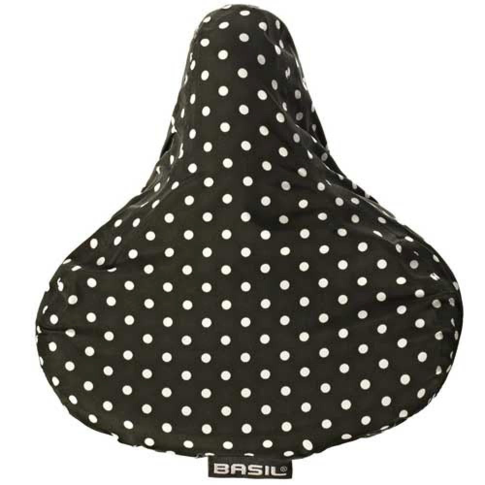 Basil Fahrradsattel Basil Sattelbezug KATHARINA black dots
