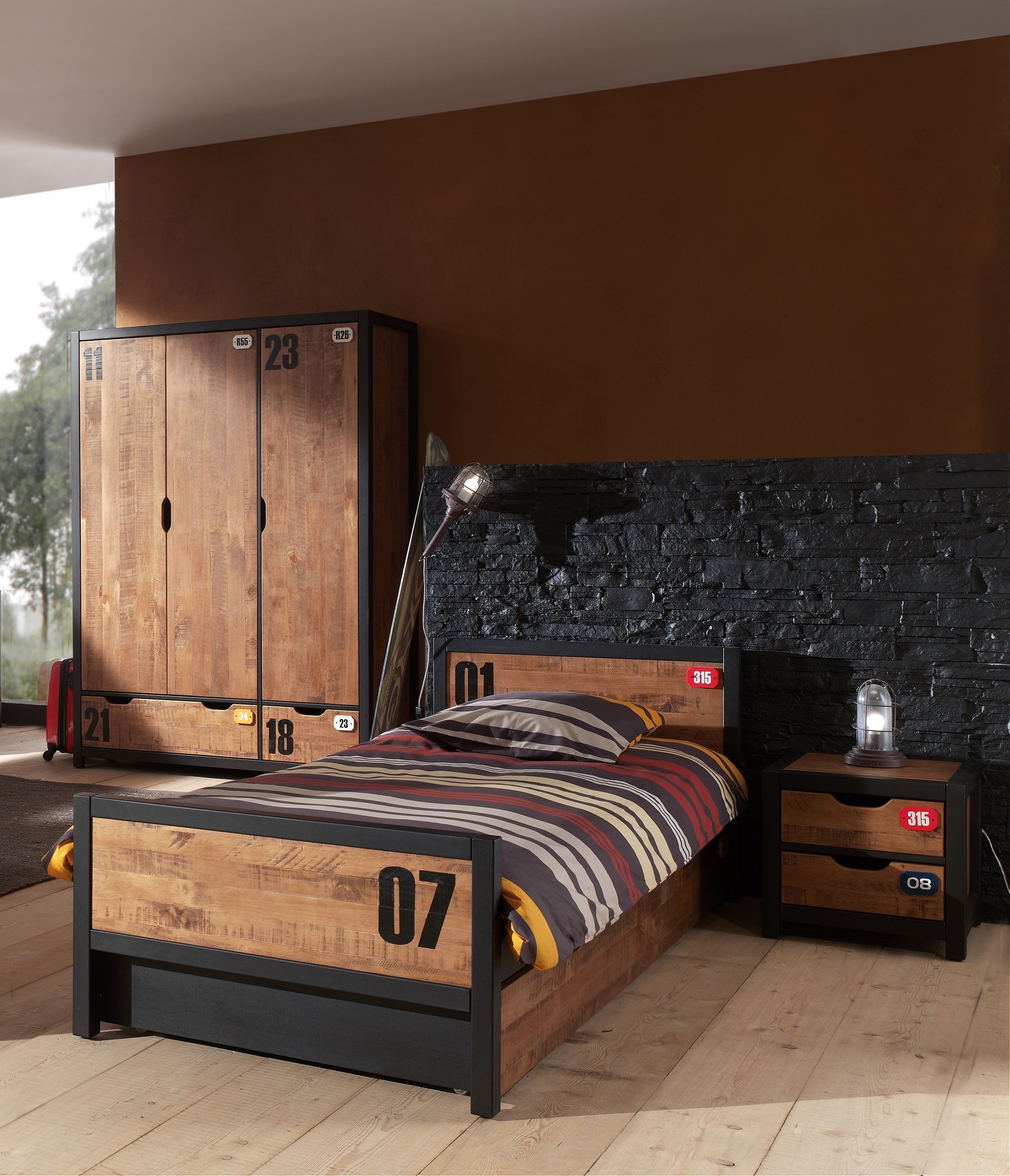 Faizee Möbel Jugendzimmer-Set Jugendzimmer Alex