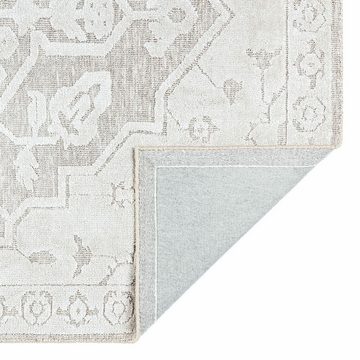 Teppich Teppich Armidale creme/grau, Mirabeau, Höhe: 170.0 mm