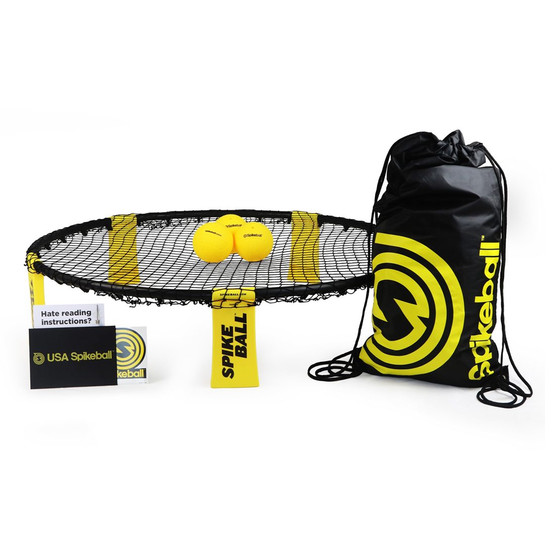 Spikeball Roundnet-Spiel Standard Set Gartenspiel, (6-tlg), Outdoor- Indoor-Spiele, Netzdurchmesser: 90 cm