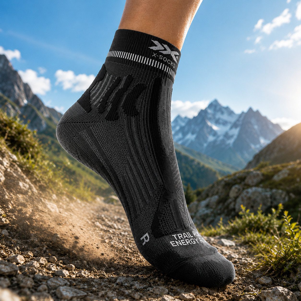 X-Socks Laufsocken Damen Trail Run Energy 4.0 schwarz