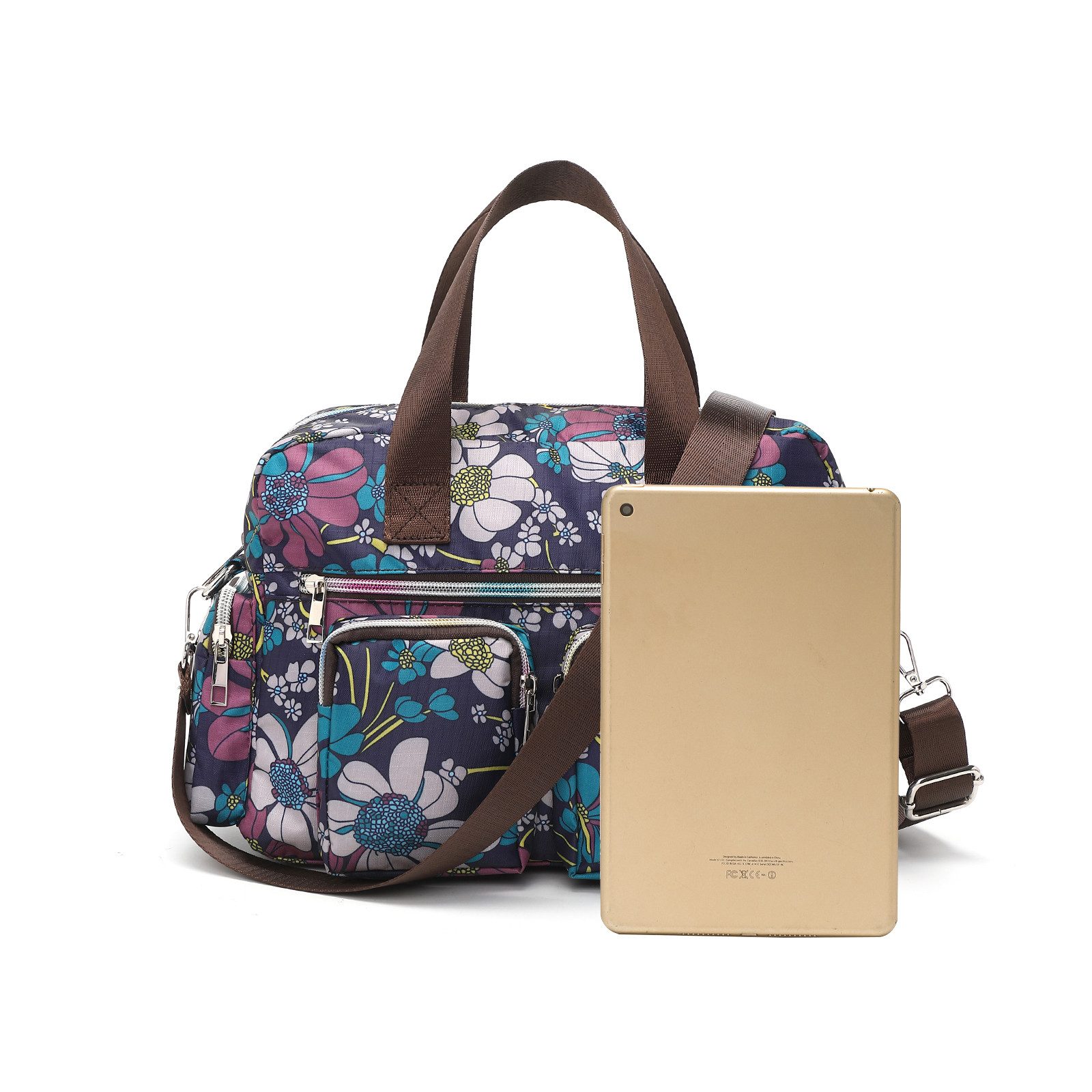KONO Handtasche Damenhandtasche, Wasserdicht mit Blumenmuster