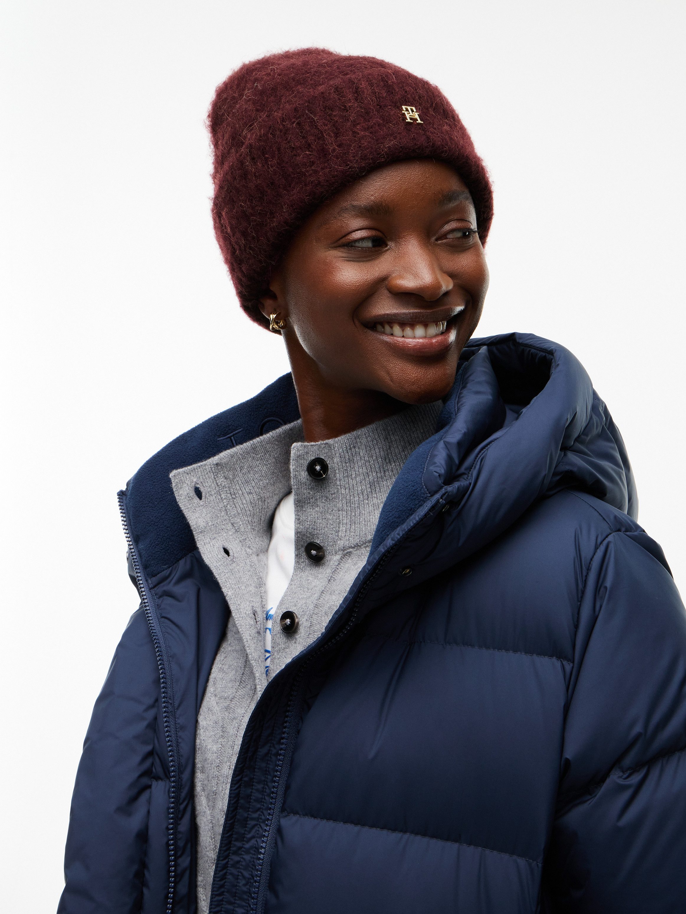 Tommy Hilfiger Beanie TH ELEVATED CHIC mit Alpakawollanteil