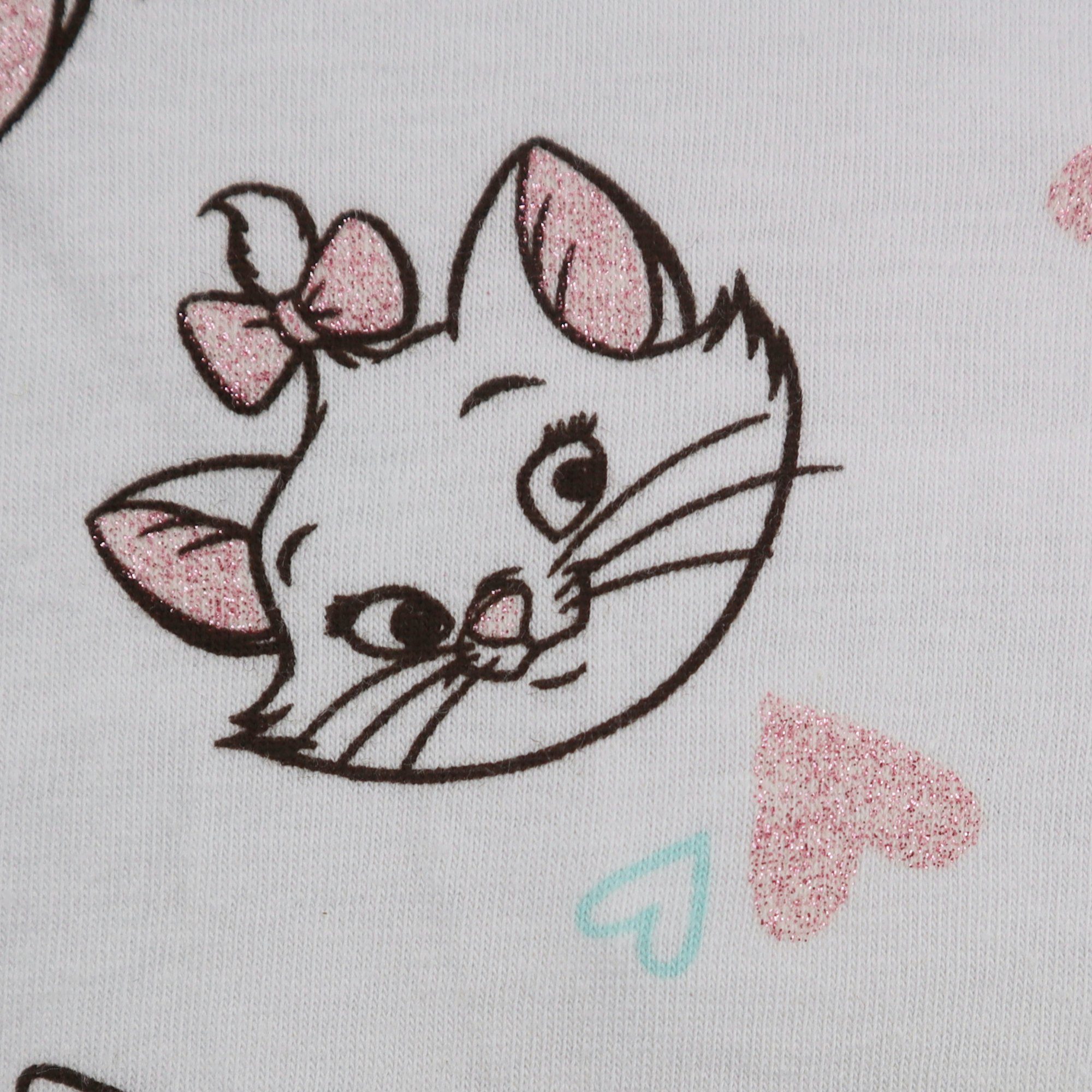 Disney Langarmwickelbody Disney Aristocats Marie Baby langarm Body Strampler Gr. 68 bis 92