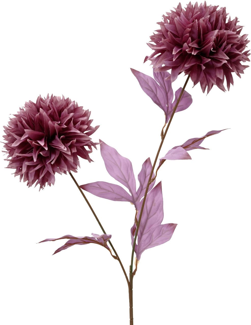 Everlands Weihnachtsfigur Everlands Weihnachtsdeko Chrysanthemenzweig 24 x