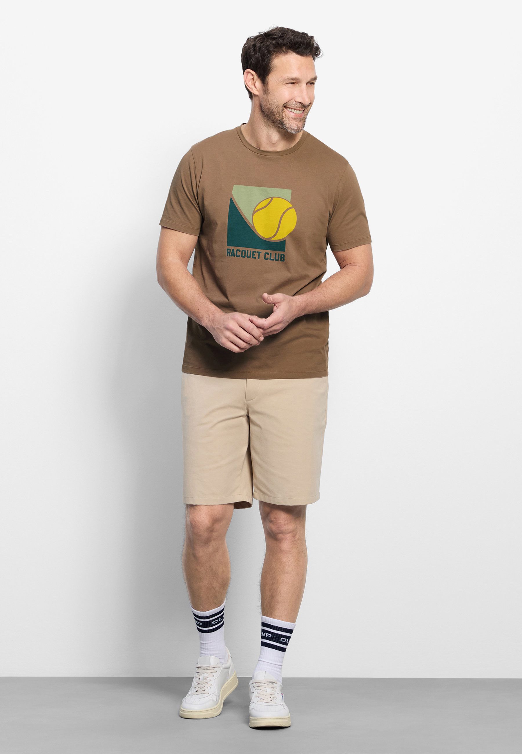 OLYMP T-Shirt OLYMP Casual Wirk, T-Shirt