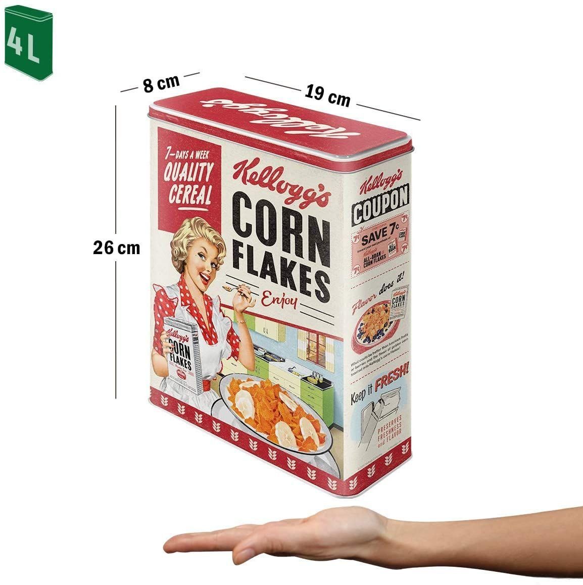 Nostalgic-Art Vorratsdose Kaffeedose Blechdose Müslidose - Kellogg's Cereal – Bild 2 von 4