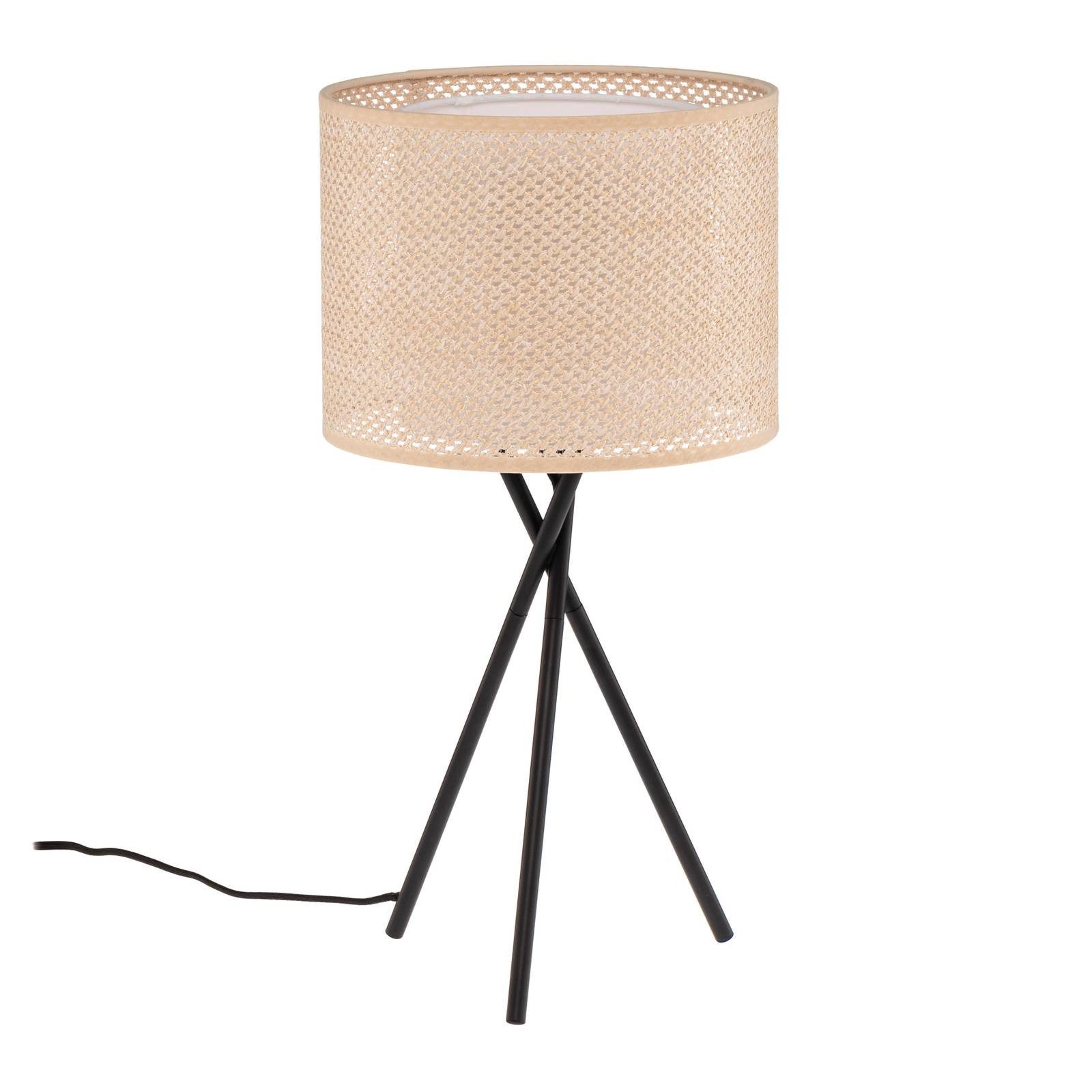 Lindby Tischleuchte Soula, Kunststoff Creme IP20, 1 x 15 W LED
