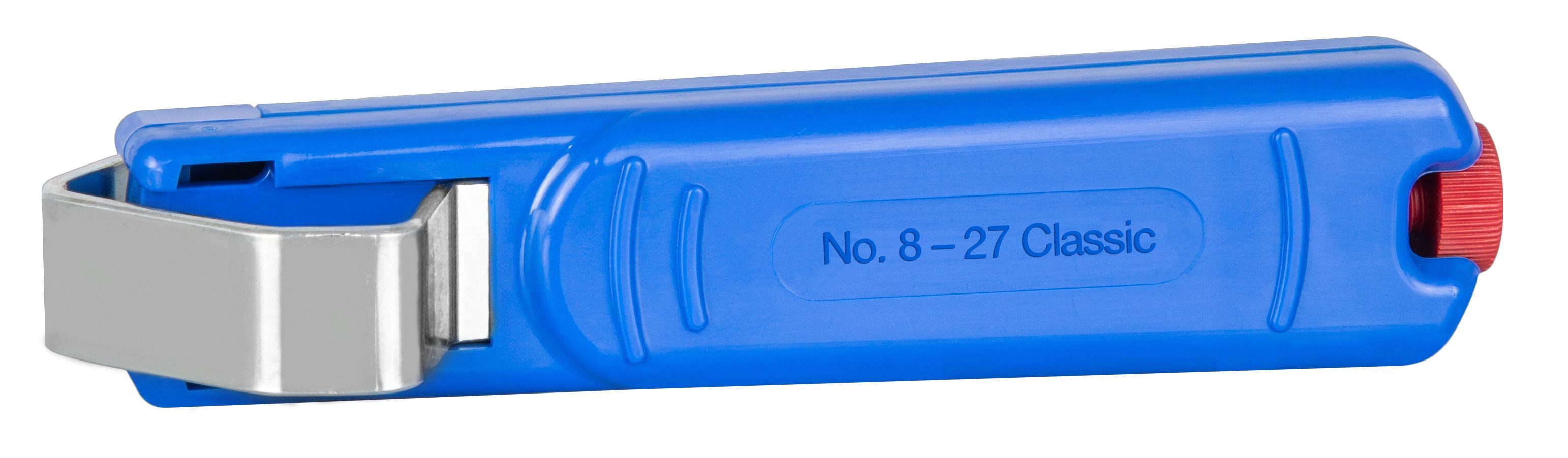 WEICON Abmantelungsmesser Kabelmesser No. C 8-27 I Arbeitsbereich 8 - 28 mm Ø, (Packung), TÜV-geprüft