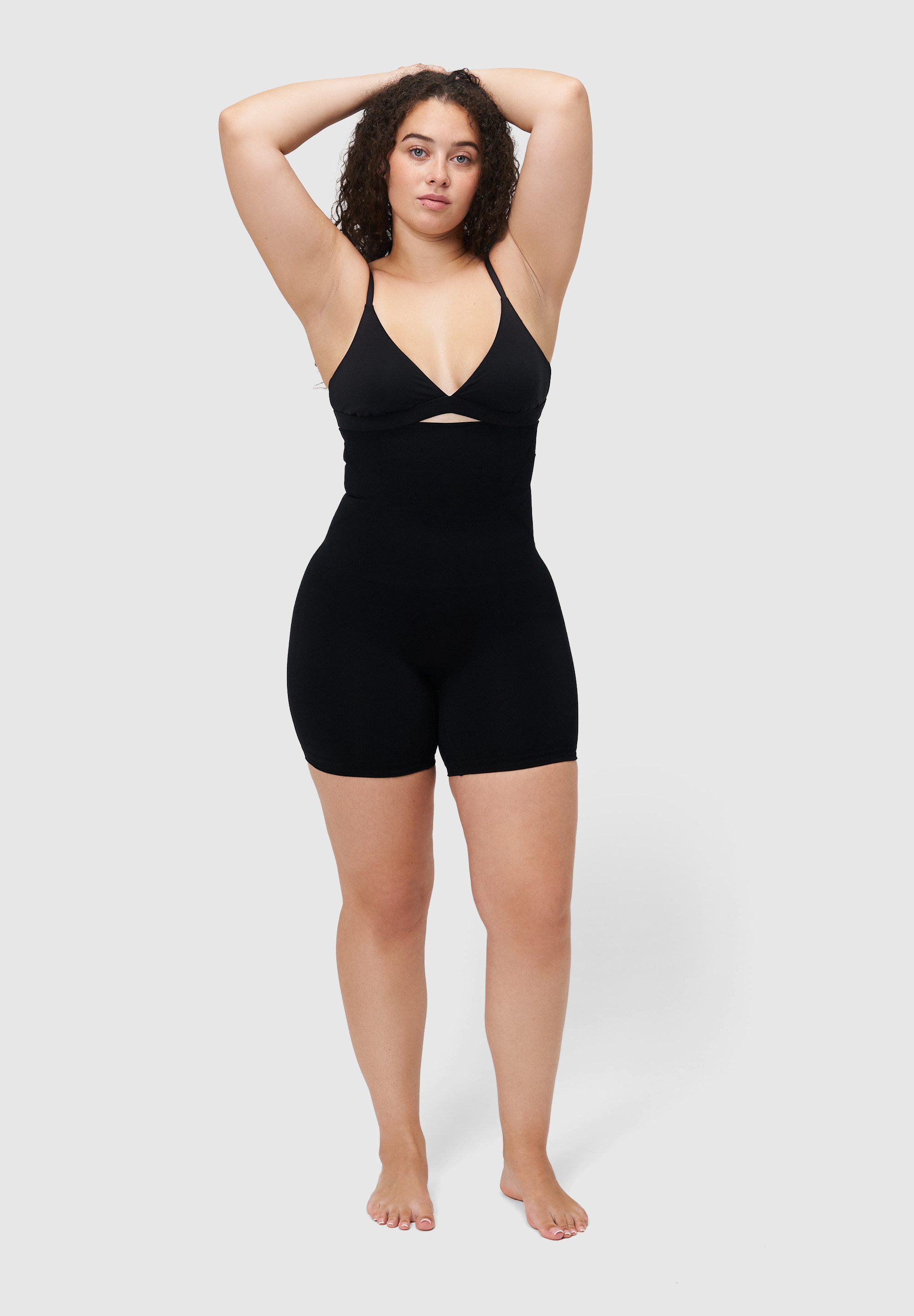 Les Lunes Shapinghose RAYAA Seamless Shapewear High Waisted Shorts Shapewear mit Ouvert, Seamless, Atmungsaktiv, Bambusviskose