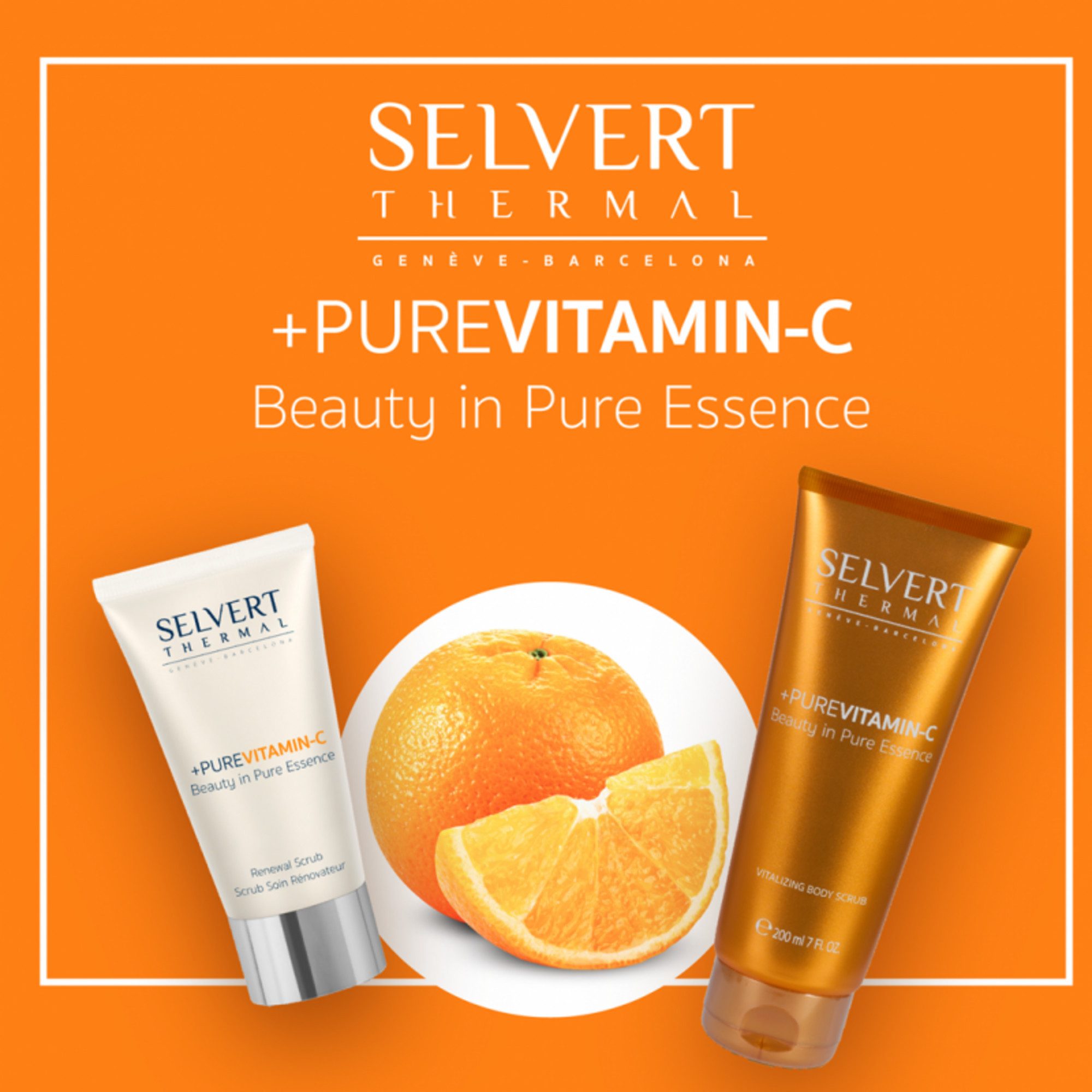 Selvert Thermal Gesichtsmaske Vitalisierende Peel-Off Maske Vitamin C, Heimprodukt, Vitamin C, leicht zu entfernen