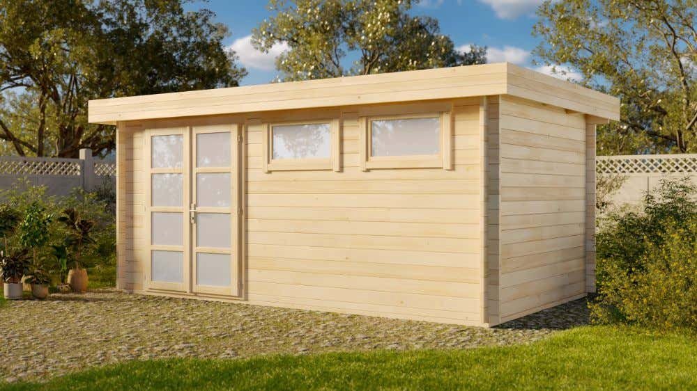 Thumbnail - Alpholz Gartenhaus Holz Kyara-44 ISO, BxT: 538x334 cm