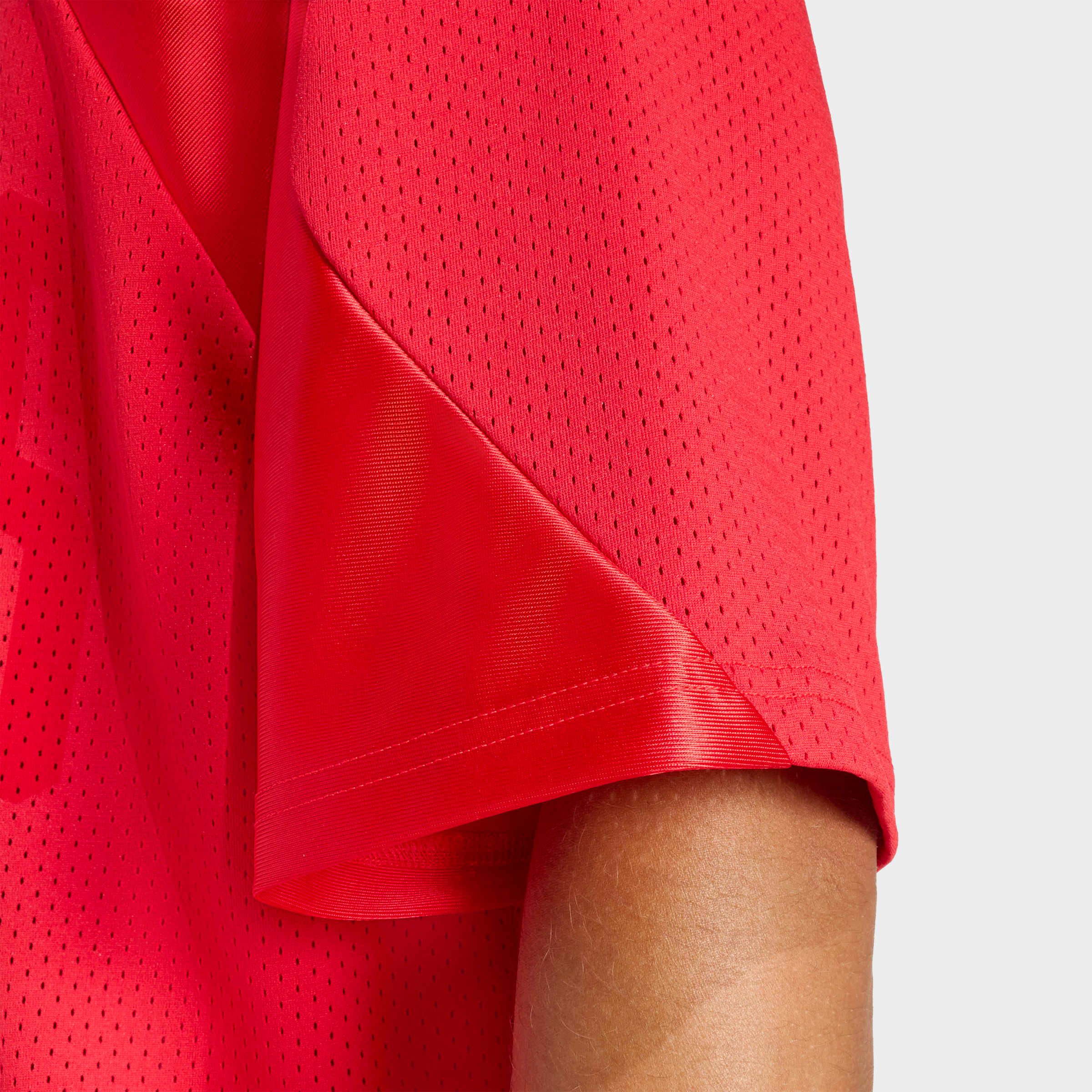 adidas Sportswear T-Shirt STADIUM GRAPHIC MESH lockerer Schnitt, mit V-Ausschnitt, mit auffälliger Grafik