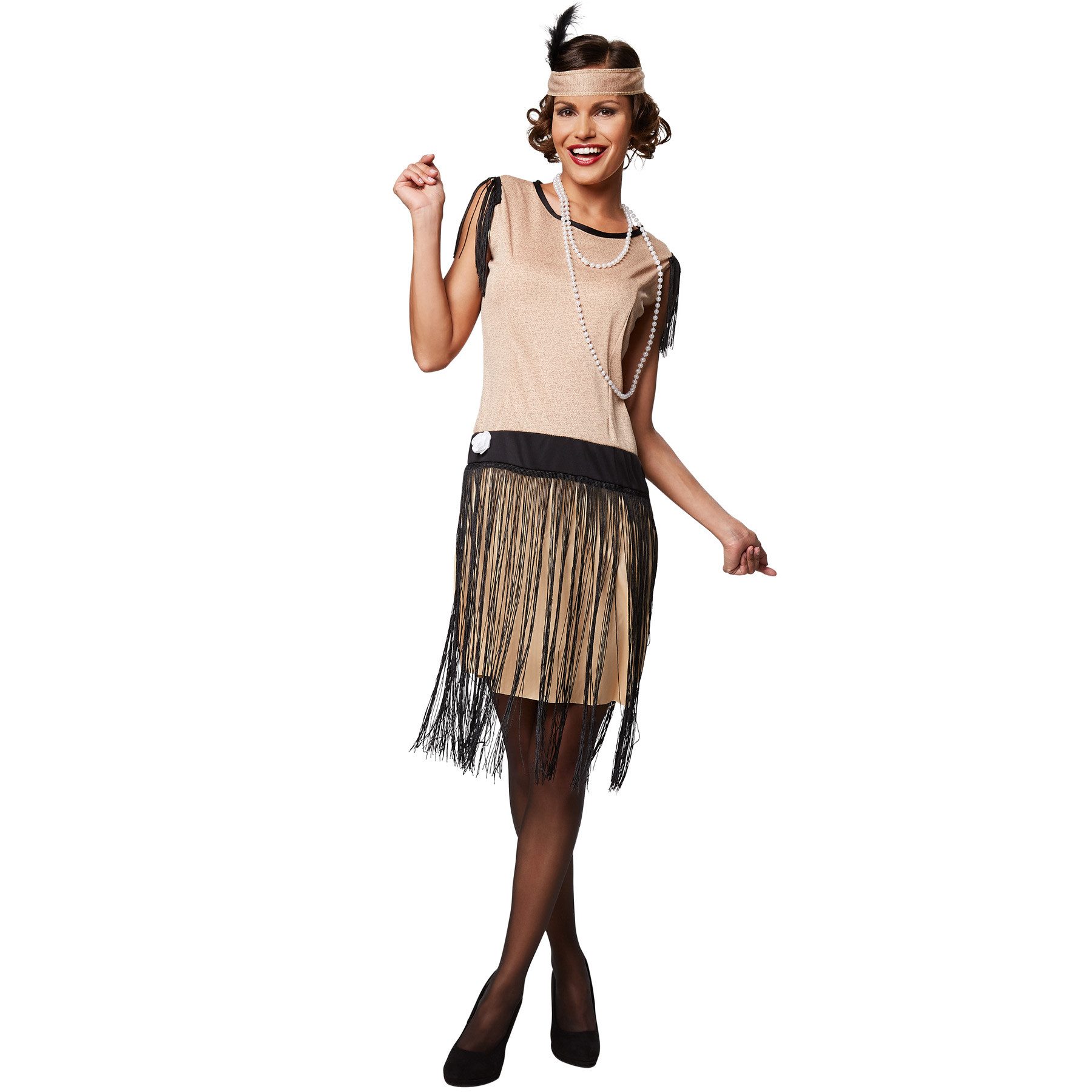 dressforfun Kostüm Frauenkostüm Swing, Schönes Kleid im 20er Jahre Stil