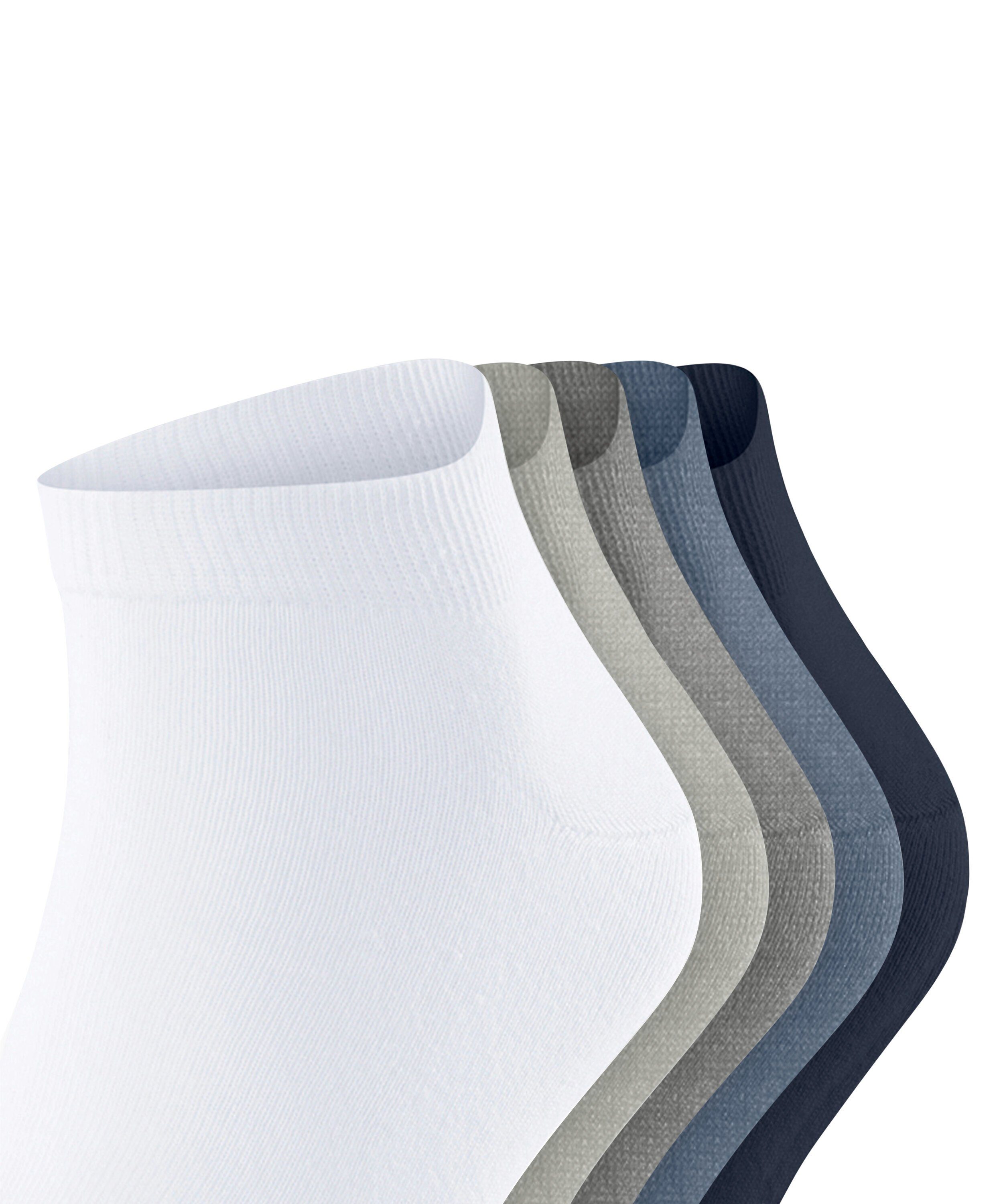 Esprit Sneakersocken Solid-Mix 5-Pack Sneakersocken aus Biobaumwolle (5-Paar) aus Biobaumwolle