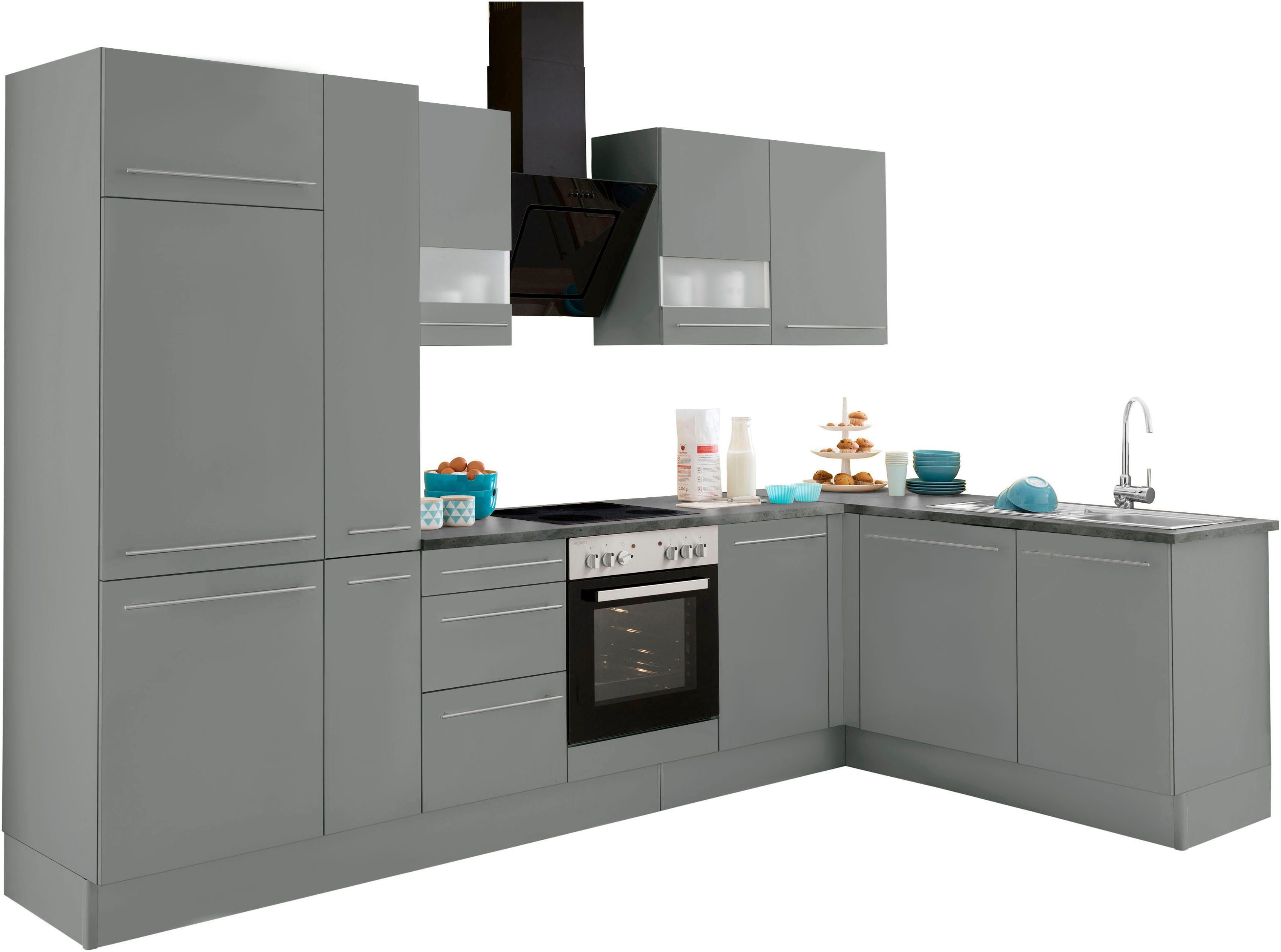 OPTIFIT Winkelküche "Bern" Stellbreite 315x175 cm,wahlweise mit E-Geräten,h günstig online kaufen