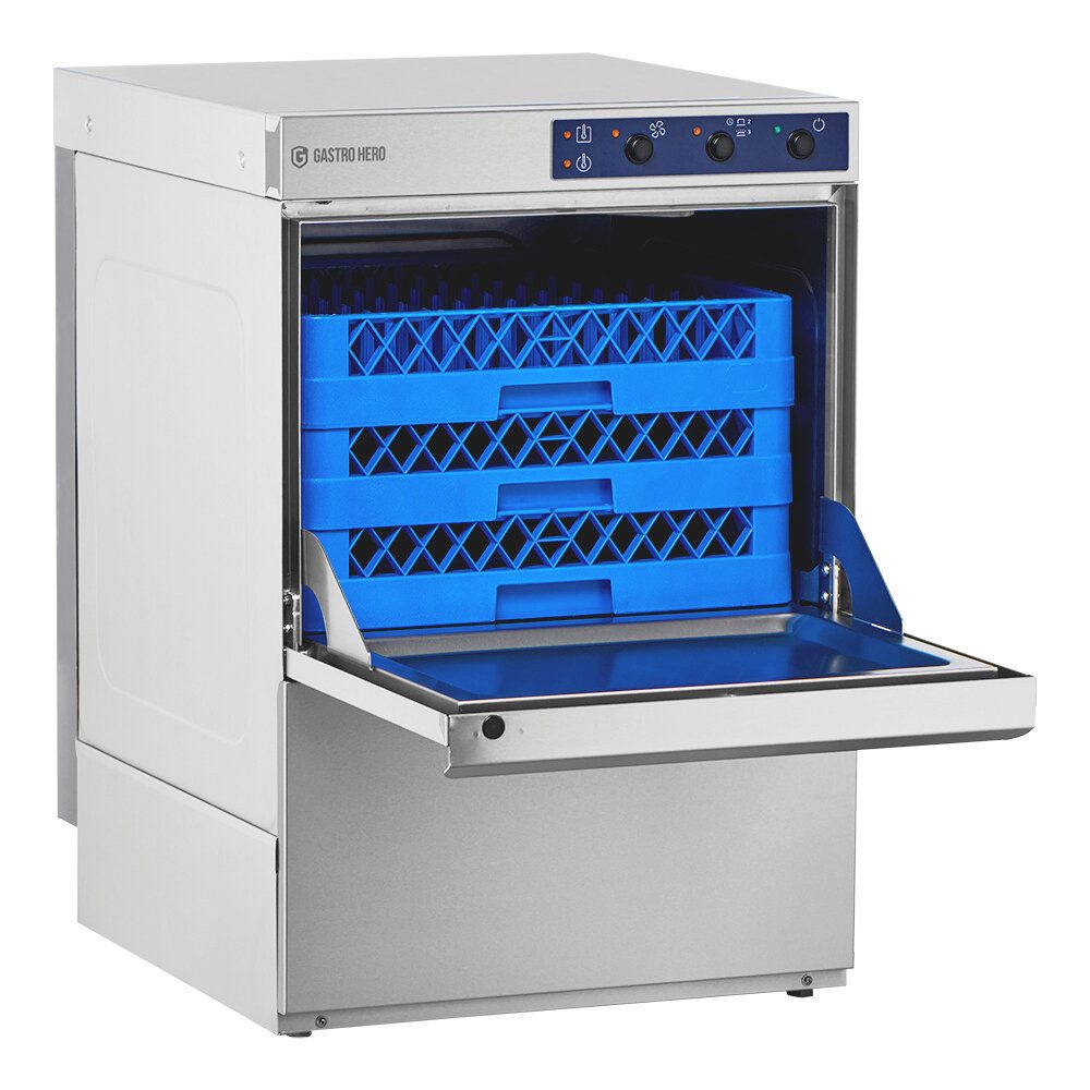 GastroHero Dönergrill Geschirrspülmaschine 50x50 ECO GSME54SL 230/400V Gastro, 4900 W