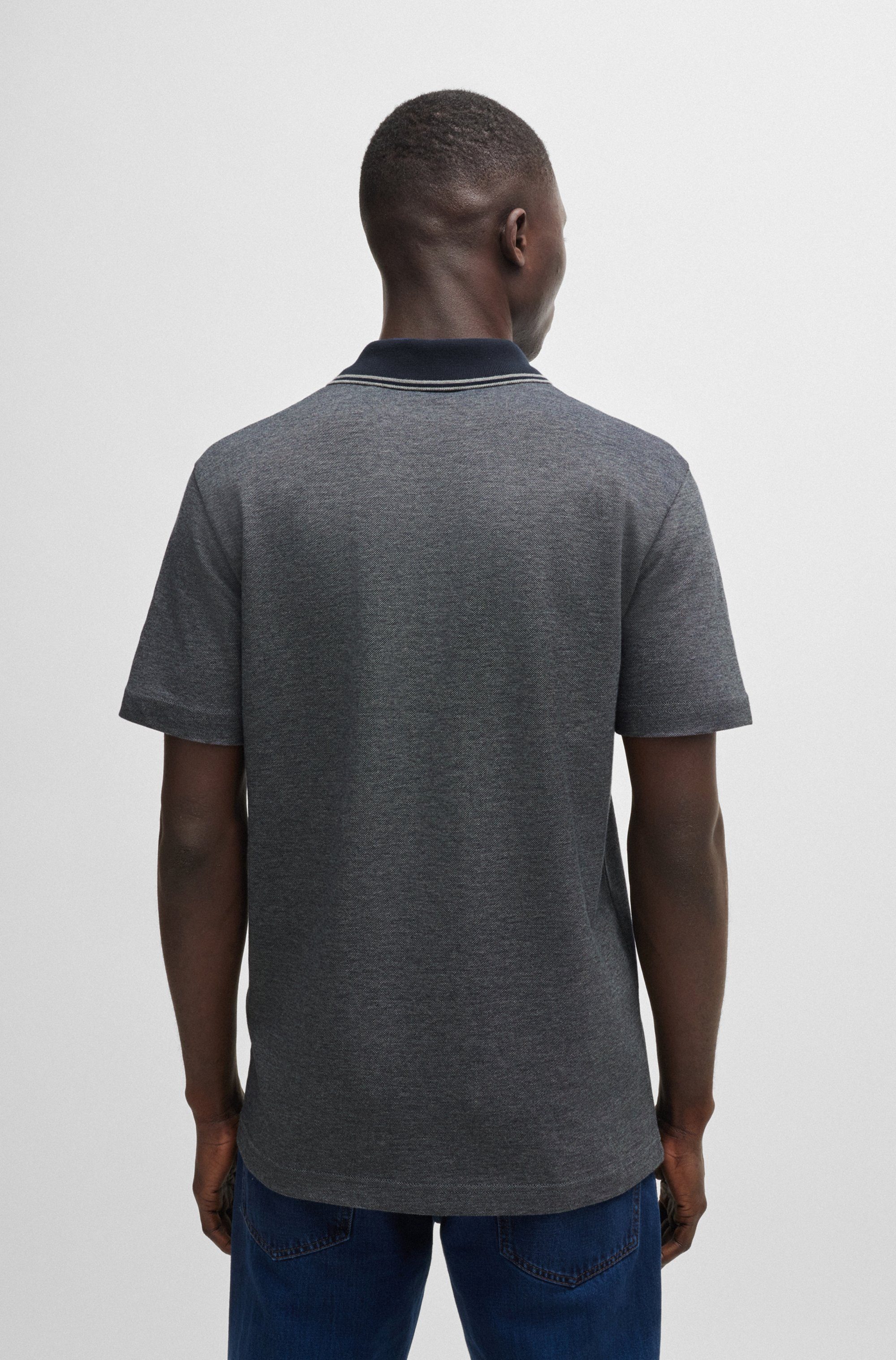 BOSS ORANGE Poloshirt PeoxfordNew mit Polokragen