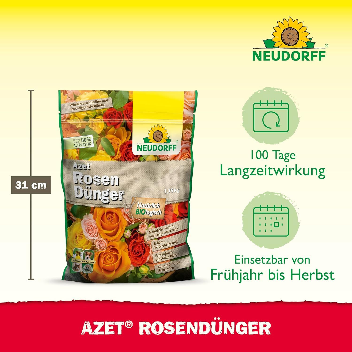 Neudorff Blumendünger Azet RosenDünger 1,75 kg