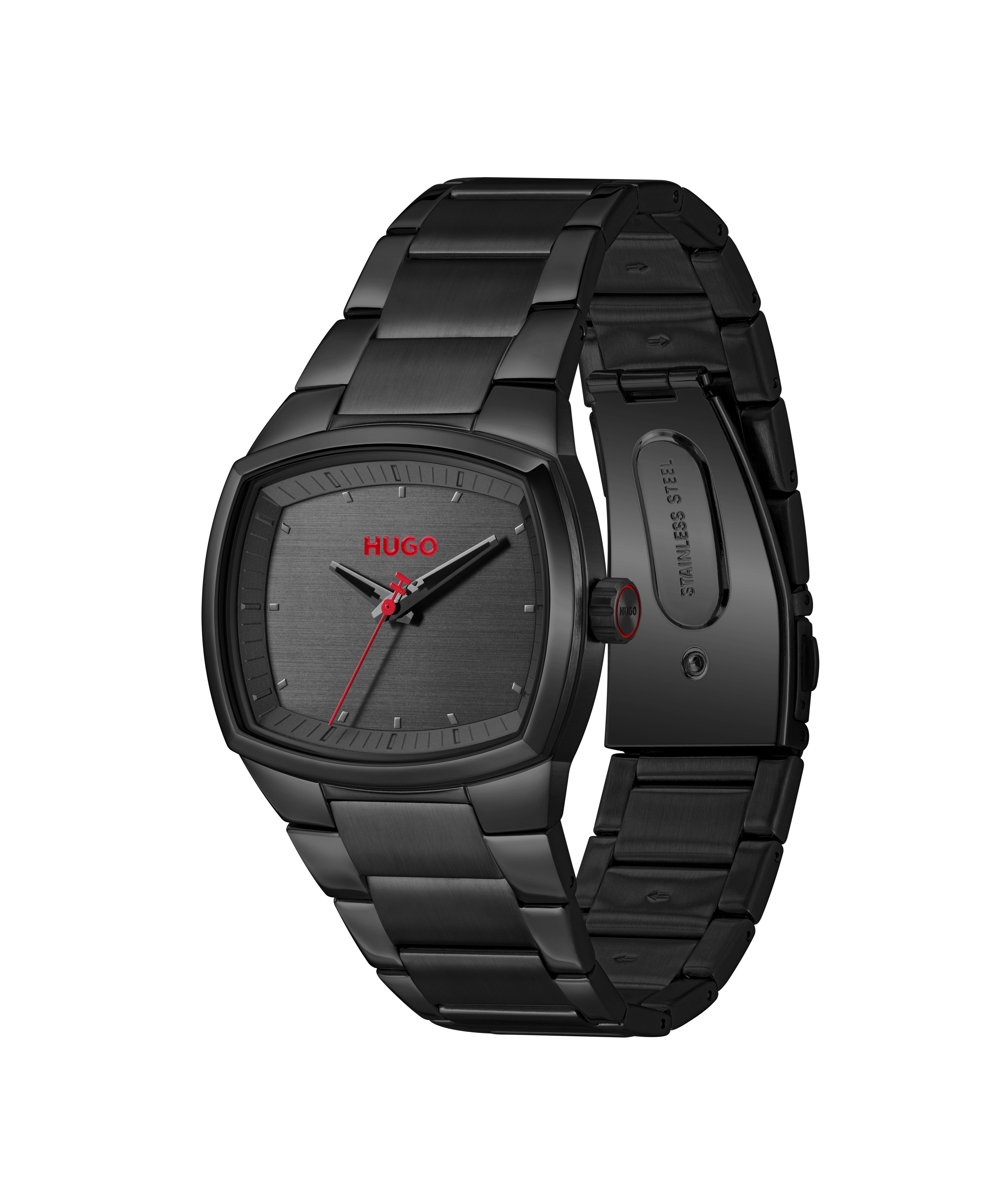 HUGO Quarzuhr #TELLY 1530462, Armbanduhr, Herrenuhr, Edelstahlarmband, analog