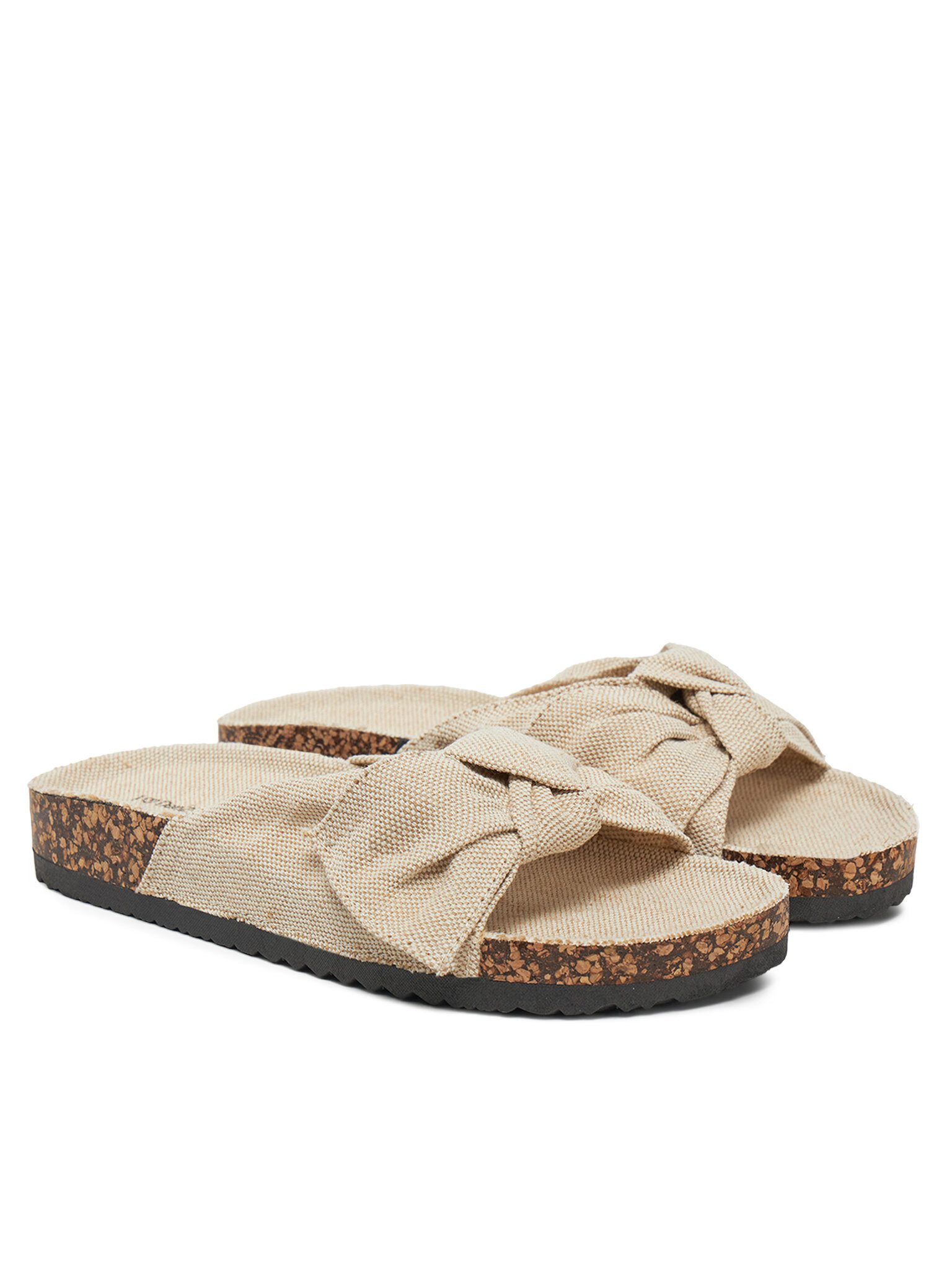 DeeZee Deezee Damen Flip-Flops Beige EA998-1 Badepantolette