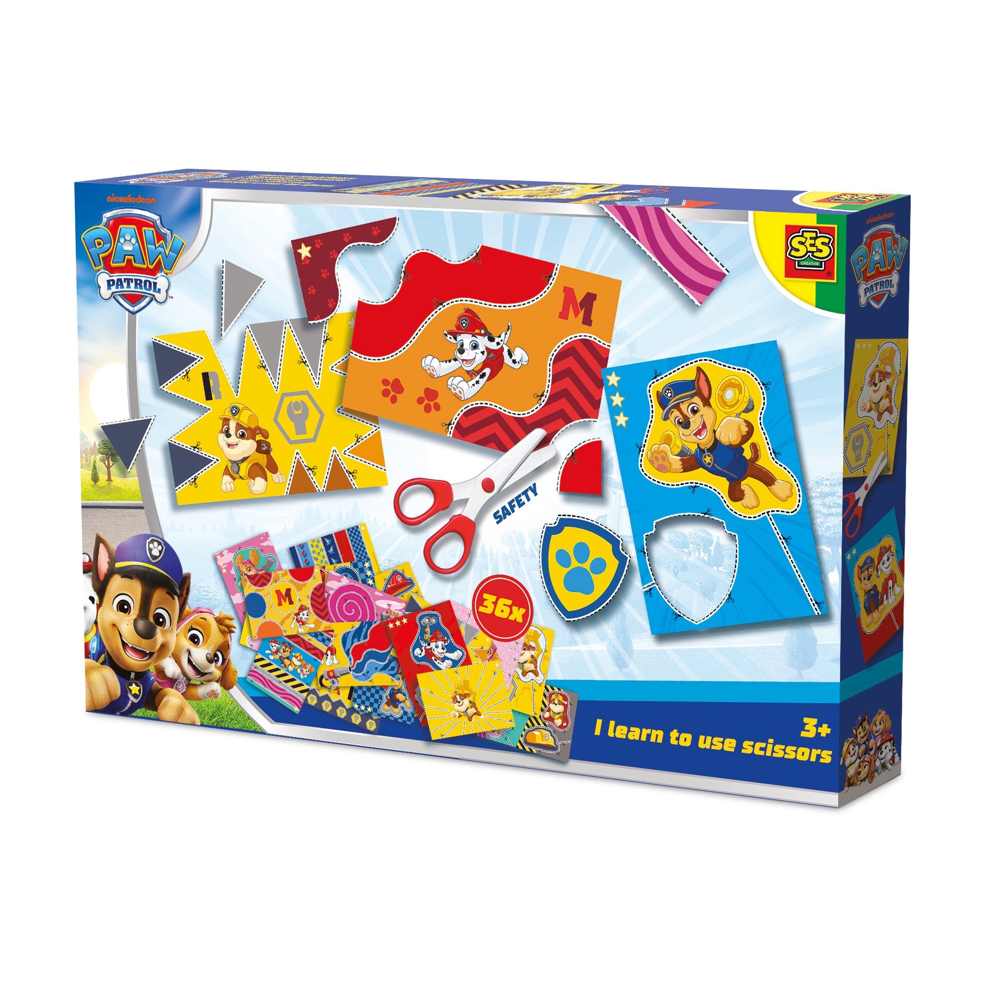 SES Creative Spiel SES Creative Paw Patrol – Ich lerne schneiden, 36 Bögen