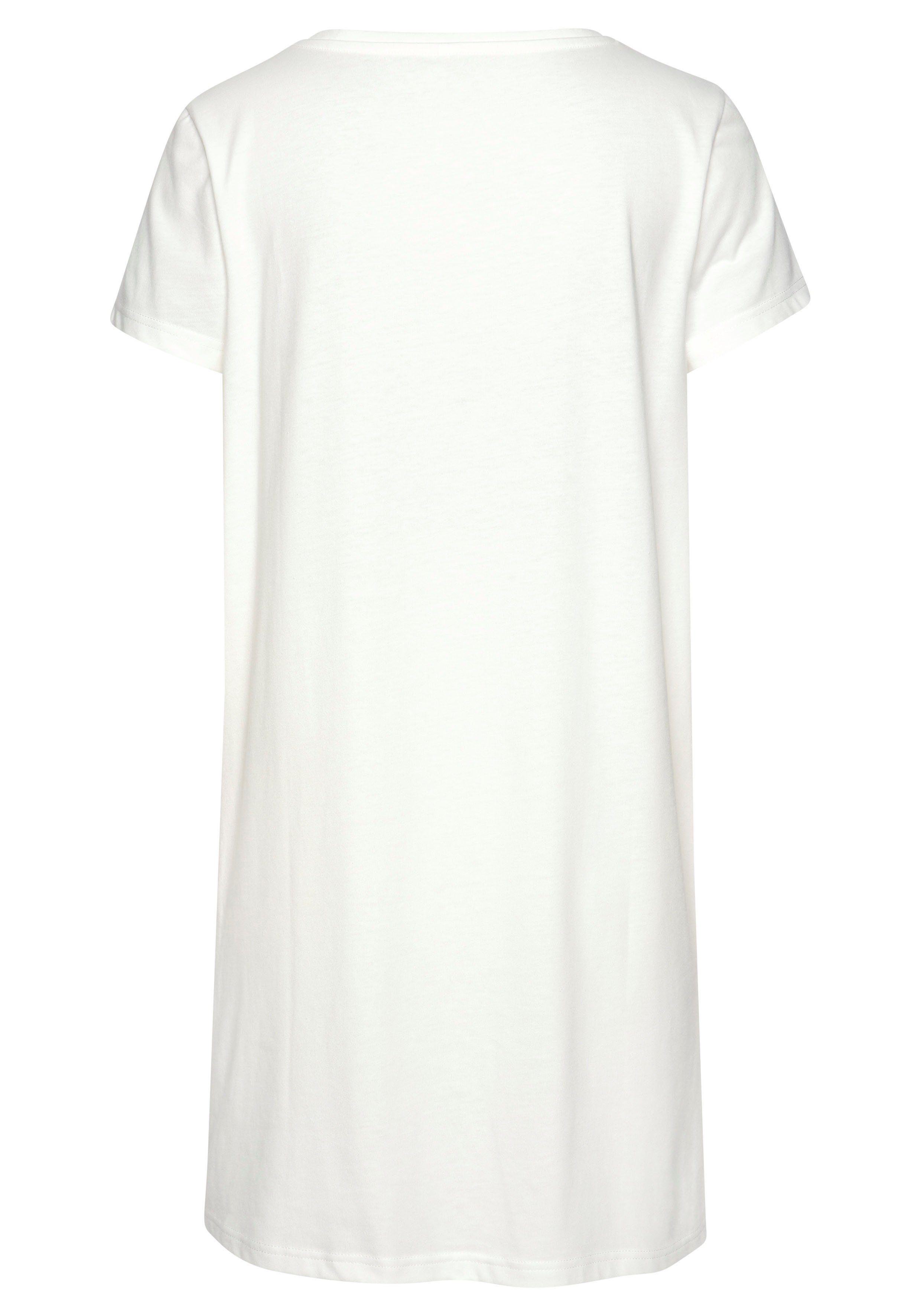 Vivance Dreams Sleepshirt mit Statement Druck