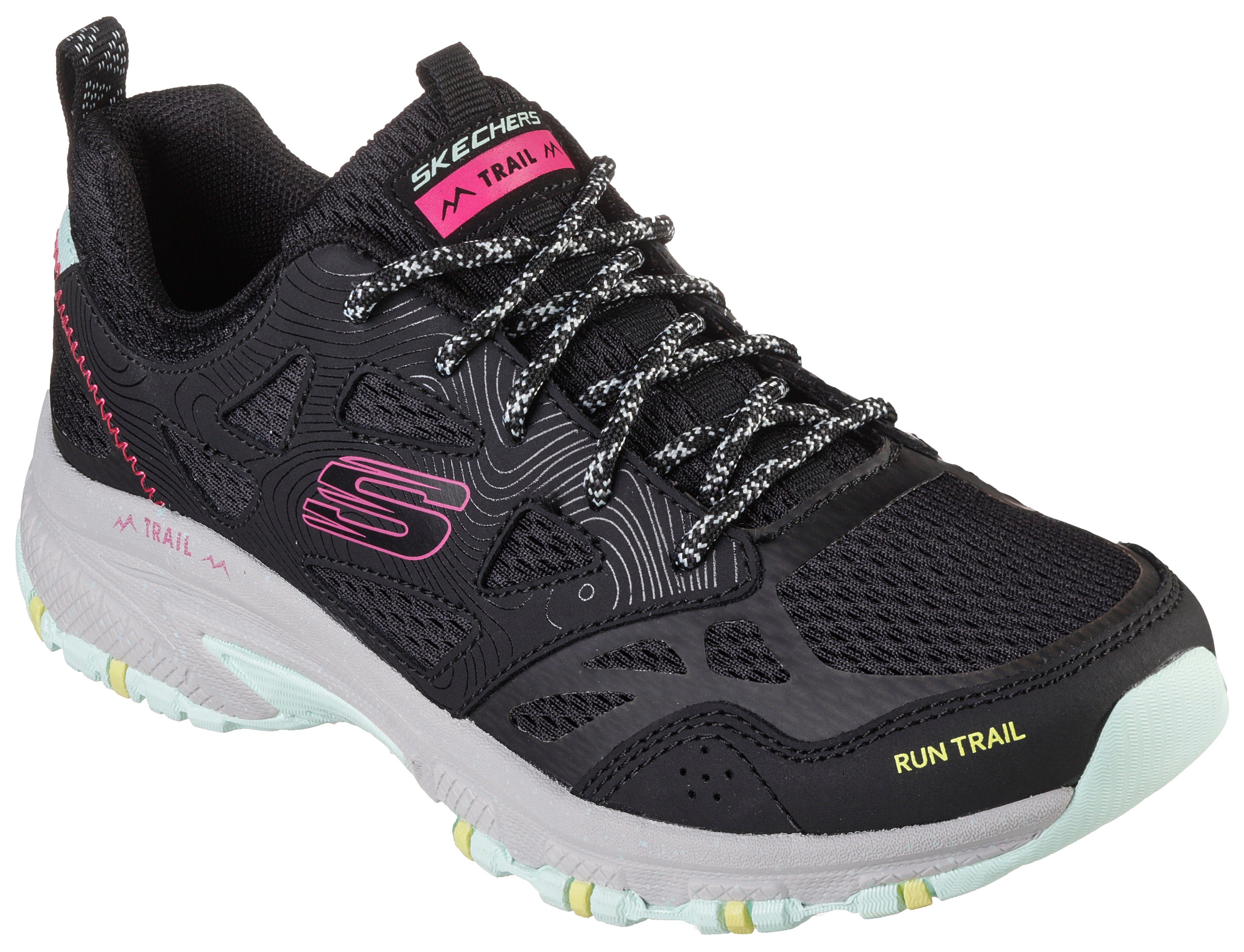 Skechers HILLCREST PURE ESCAPADE Sneaker im Materialmix schwarz-kombiniert