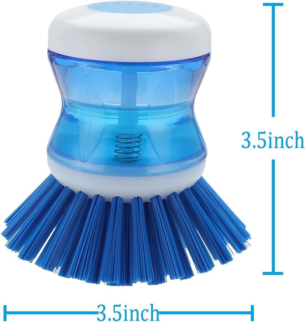 (2er-Pack), Spülbürsten TUABUR Blau mit Seifenspender, Autowaschbürste (1-tlg)