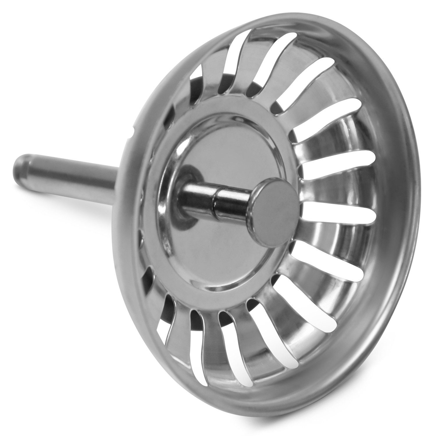 Blanco Abfluss-Siebkörbchen Siebkörbchen 119146 79mmØ mit Hubstange 8x61mm