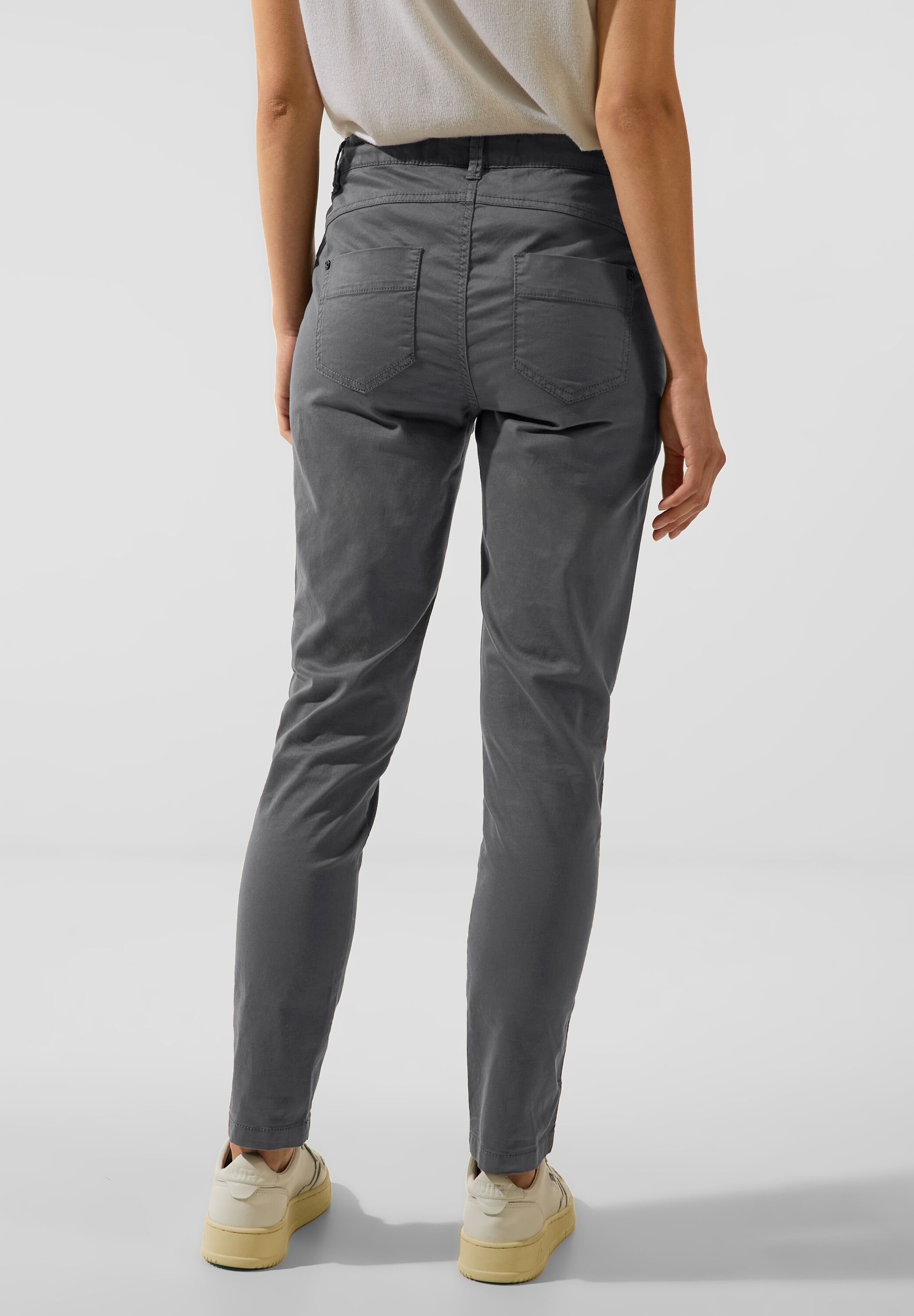 grey Middle ONE pure Röhrenhose STREET Waist