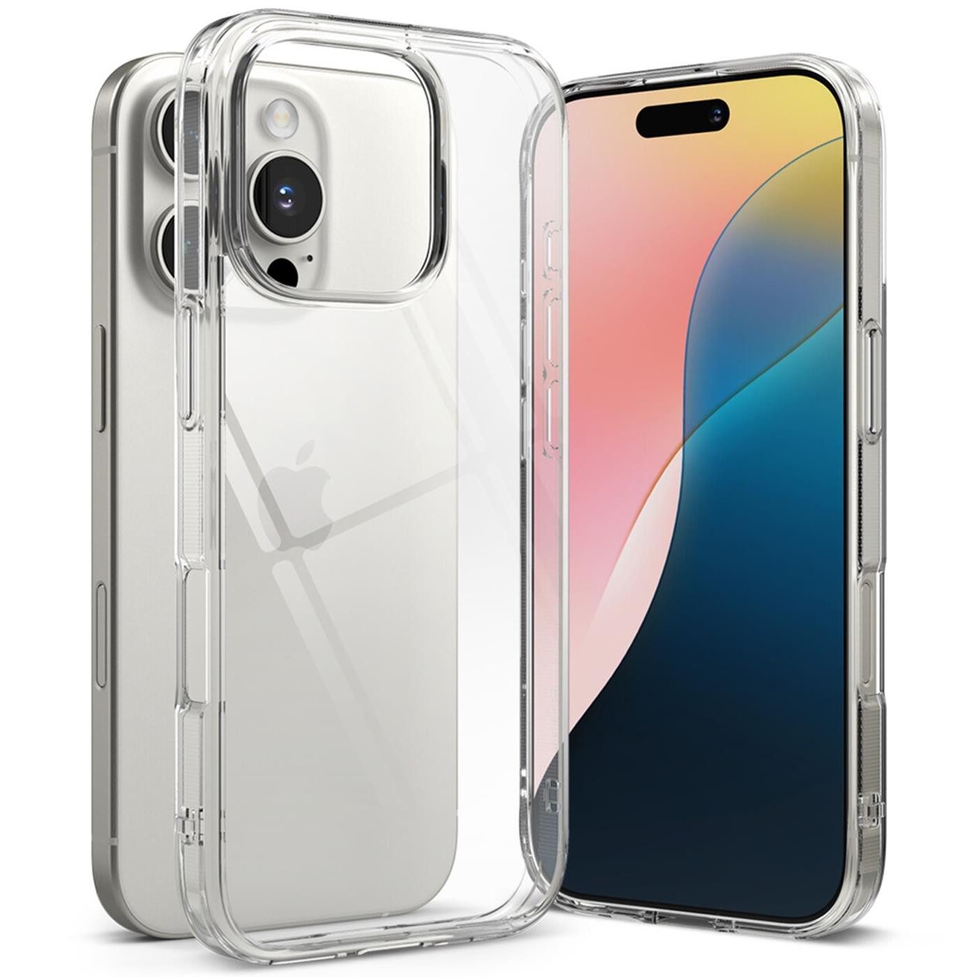 CoolGadget Handyhülle Silikon Handy Hülle Slim für Apple iPhone 16 Pro Max 6,9 Zoll, dünne TPU Schutzhülle Case in transparent / durchsichtig – Bild 2 von 5