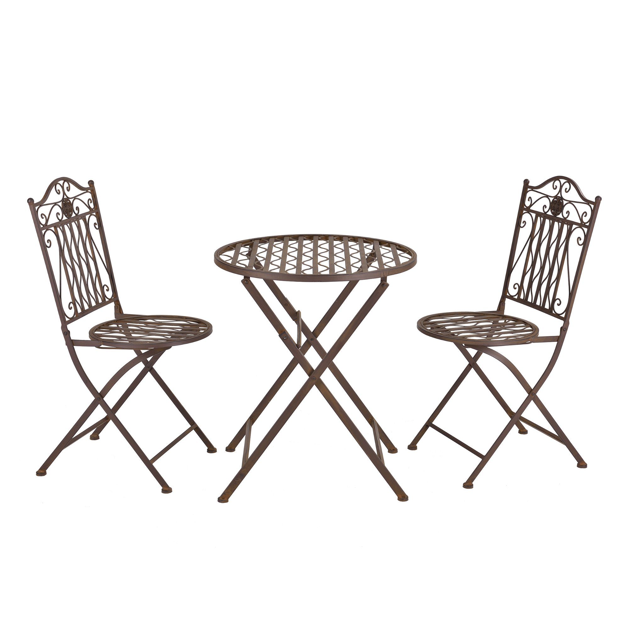 en.casa Balkonset, (3-tlg., Tisch mit 4 günstig online kaufen