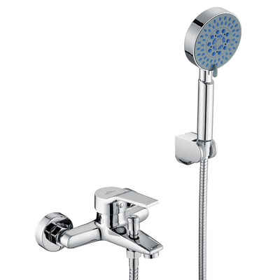 AuraLum pro Duschsystem Badewannenarmatur Wasserhahn Duscharmatur Bade mit Handbrause Duschset