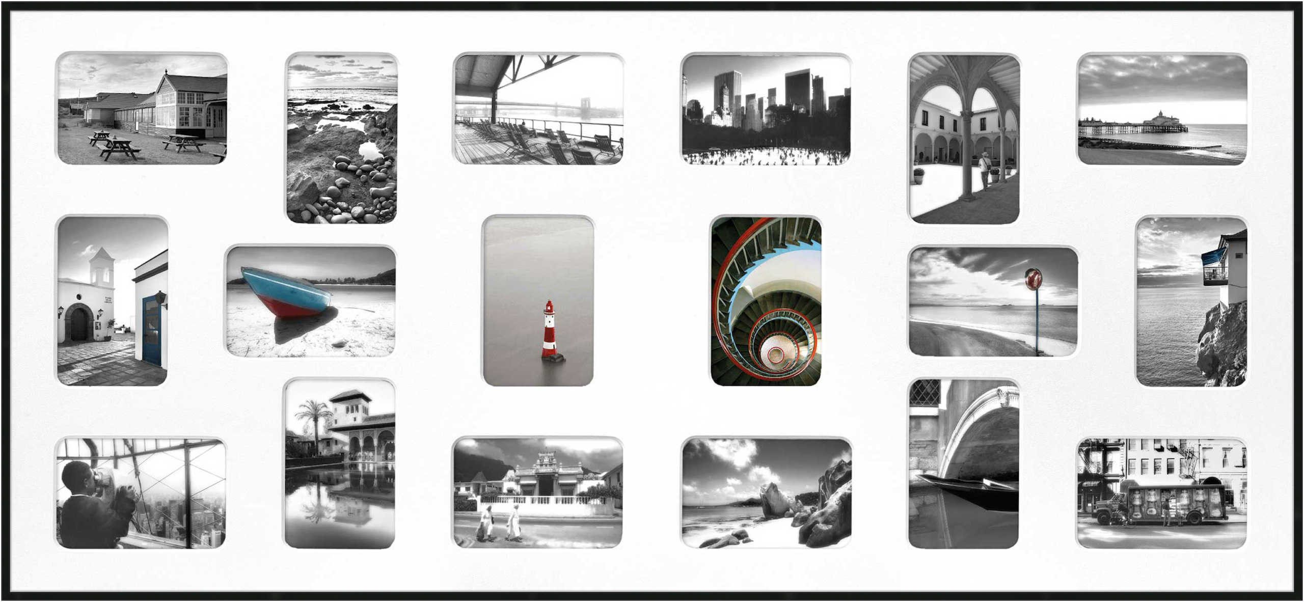 nielsen Bilderrahmen Aluminium Bilderrahmen Collage Pixel, (1 St)
