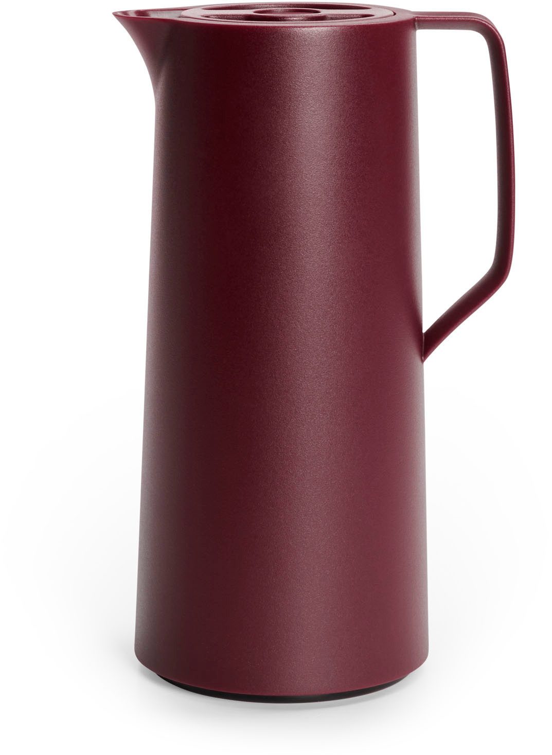 Emsa Isolierkanne Motiva in modernem Design, 100% auslaufsicher, Made in Germany, 1 l, (doppelwandiger Glasisolierkolben, bis zu 12h warm/24h kalt), Quick-Press-Deckel, Einhandbedienung, ergonomischer Schraubdeckel