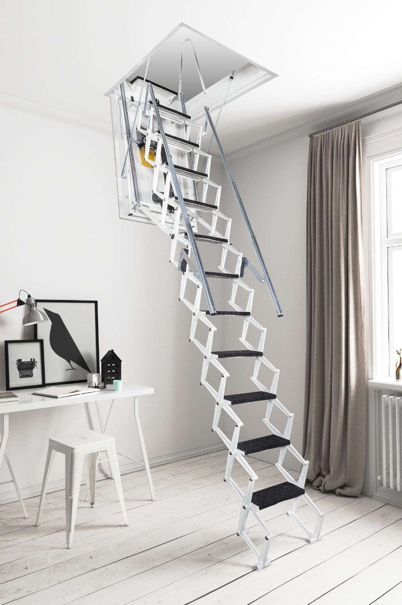 Starwood Bodentreppe Dachbodentreppe B20 M: Deckenöffnung: 70 cm x 110 cm-Geschosshöhe: