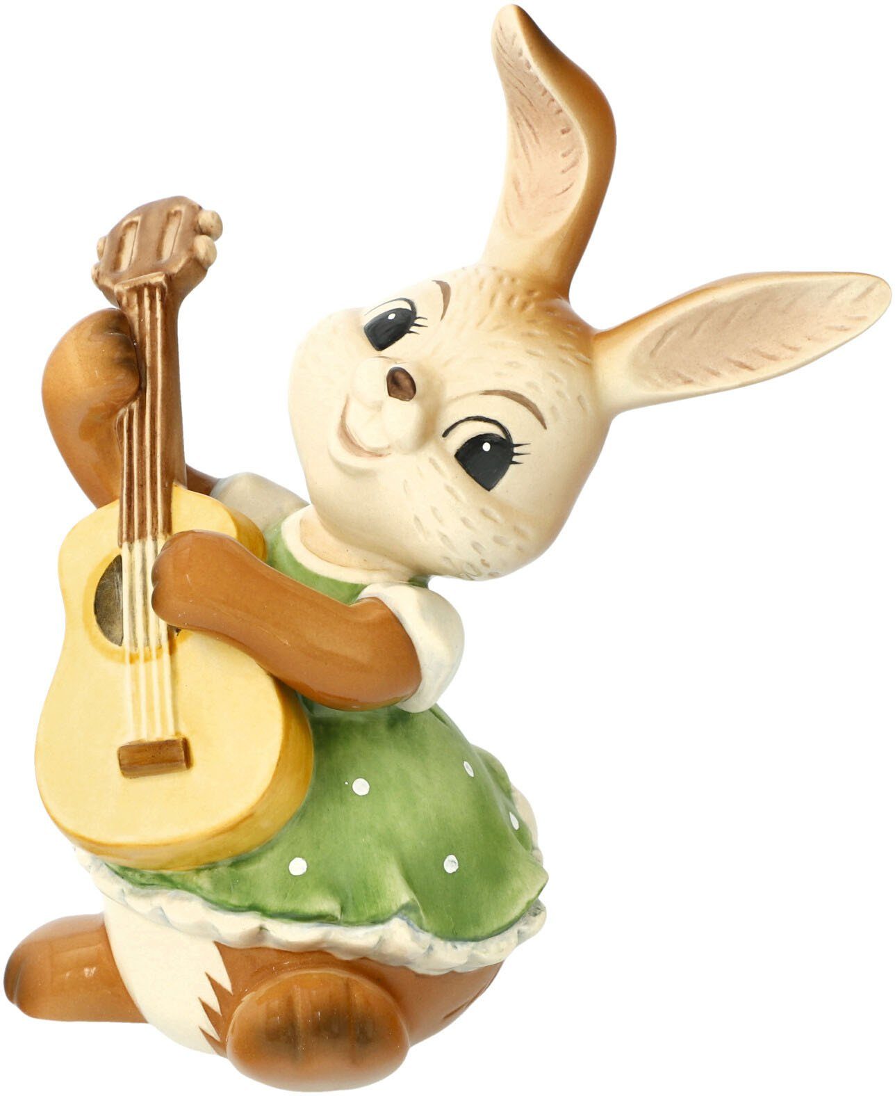 (1 Goebel St), Steingut Gitarrenklang Hasenmädchen aus - Osterhase Sammelfigur