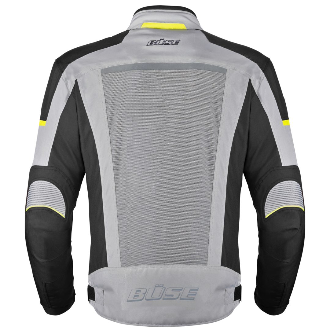 Büse Motorradjacke Santerno Grey Motorrad Textiljacke Light