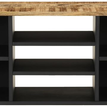 vidaXL TV-Schrank TV-Schrank 100x33x46 cm Massivholz Mango & Holzwerkstoff (1-St)